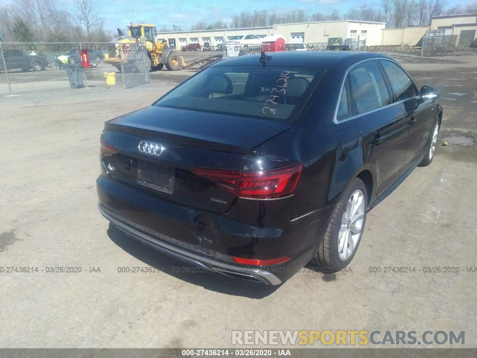 6 Фотография поврежденного автомобиля WAUDNAF43KA016450 AUDI A4 2019