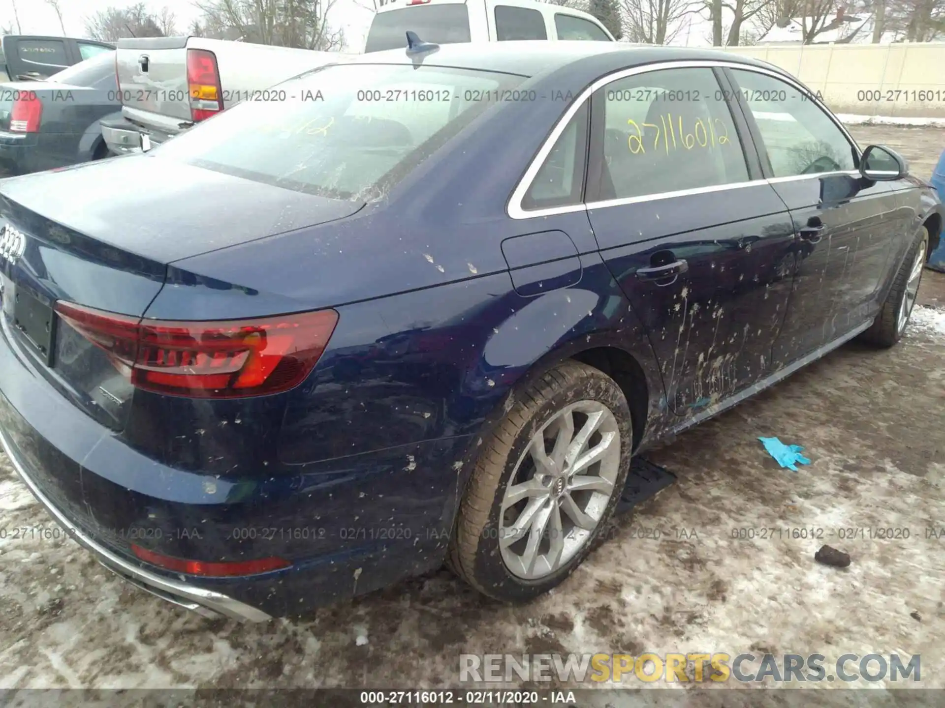 4 Photograph of a damaged car WAUDNAF43KA118282 AUDI A4 2019