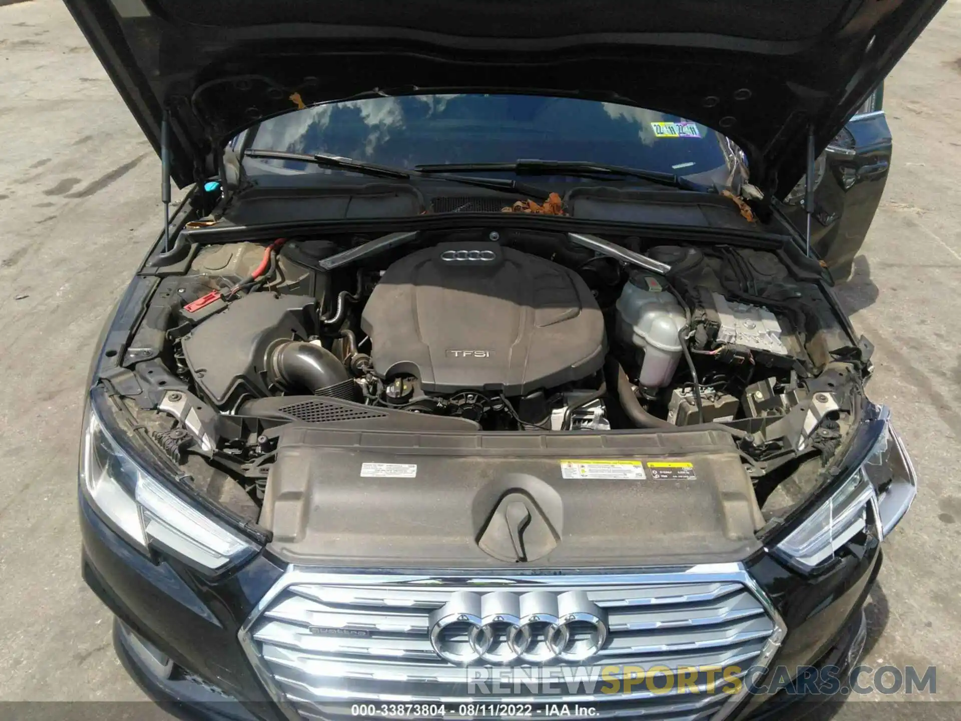 10 Photograph of a damaged car WAUDNAF43KN015159 AUDI A4 2019