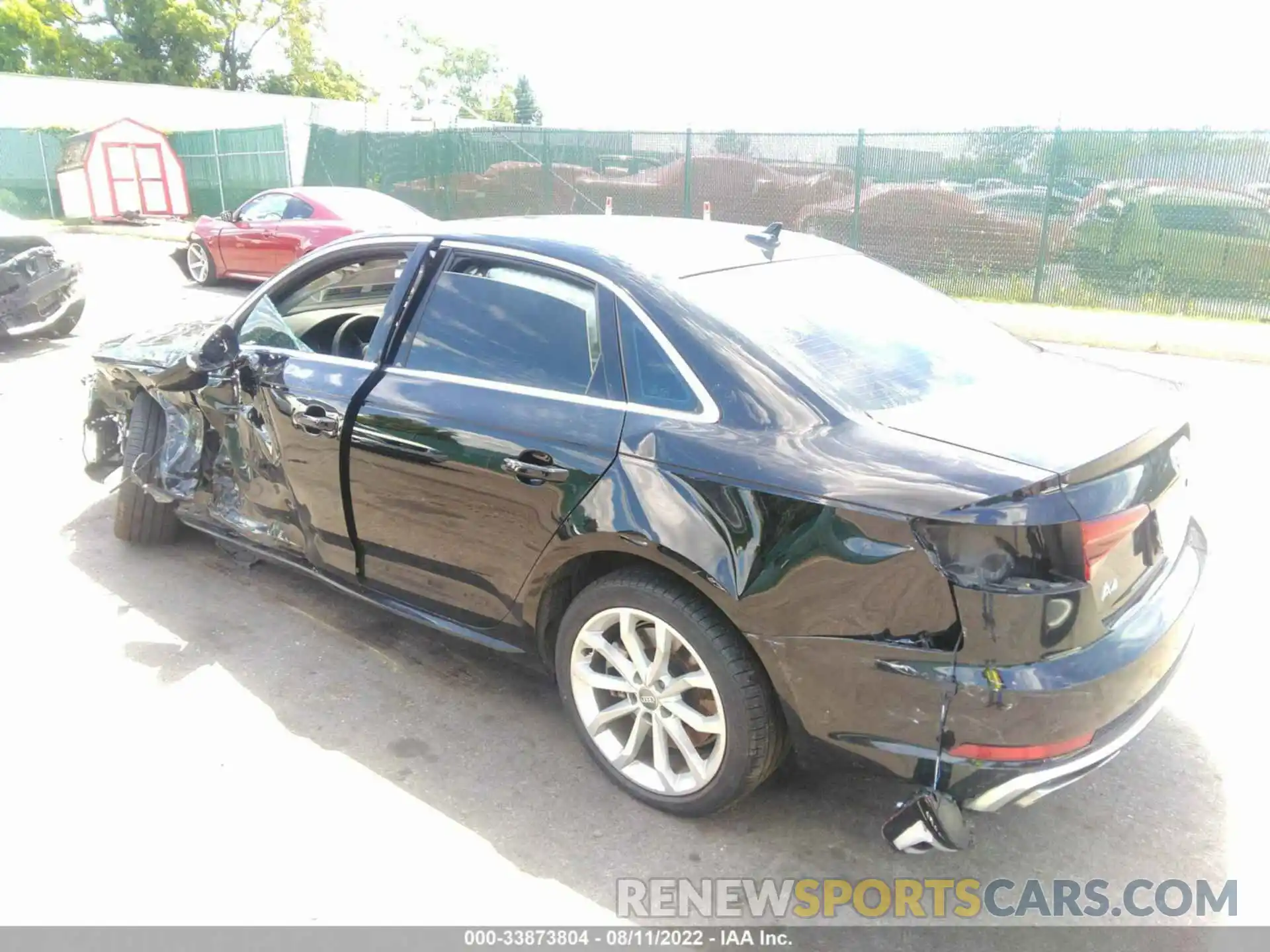 3 Photograph of a damaged car WAUDNAF43KN015159 AUDI A4 2019