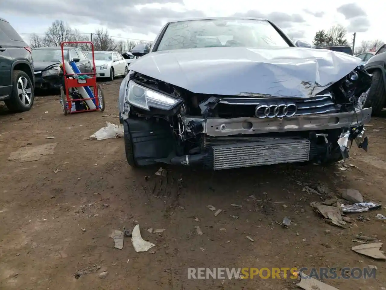 9 Photograph of a damaged car WAUDNAF43KN019065 AUDI A4 2019