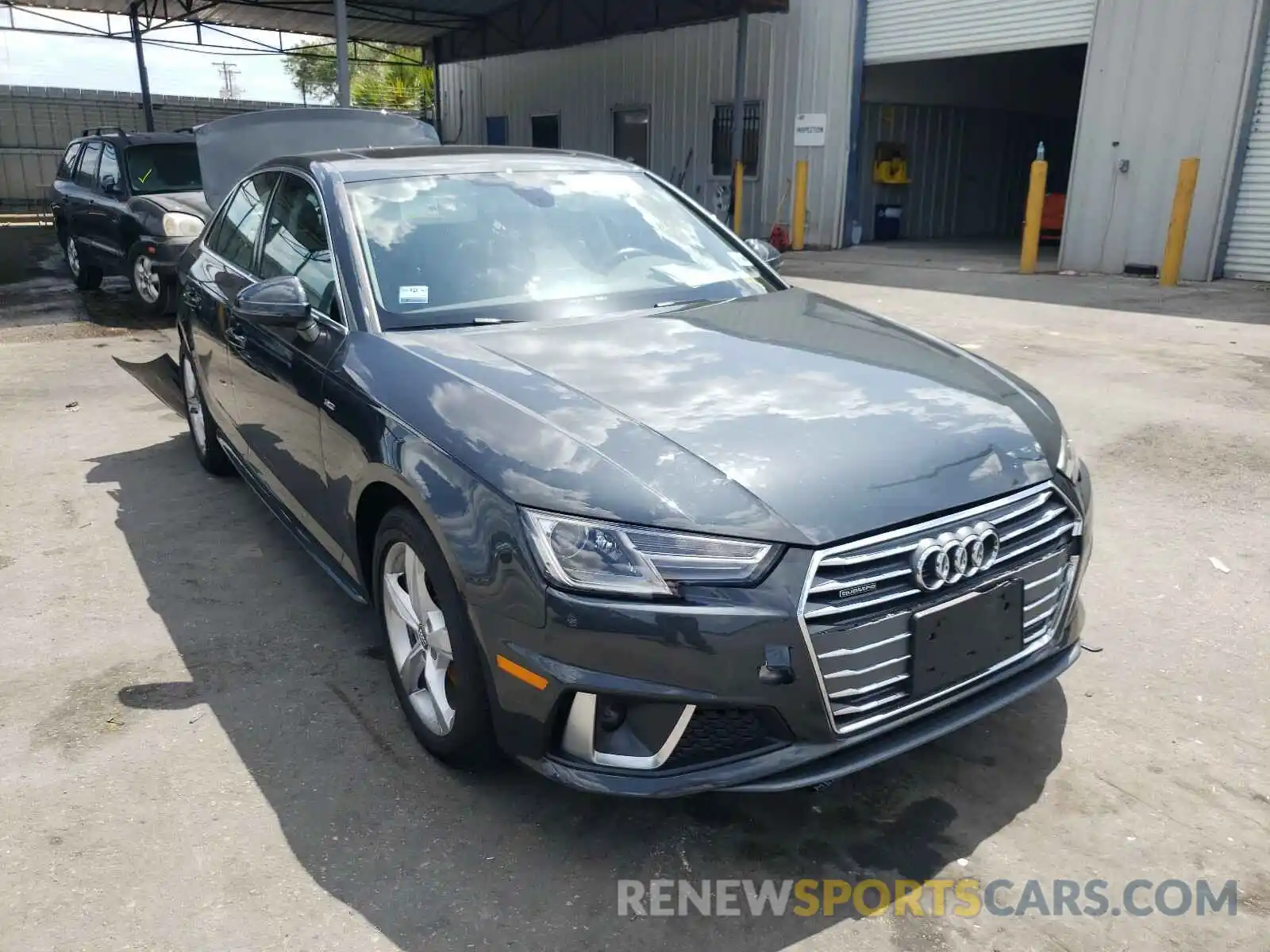 1 Photograph of a damaged car WAUDNAF43KN020197 AUDI A4 2019