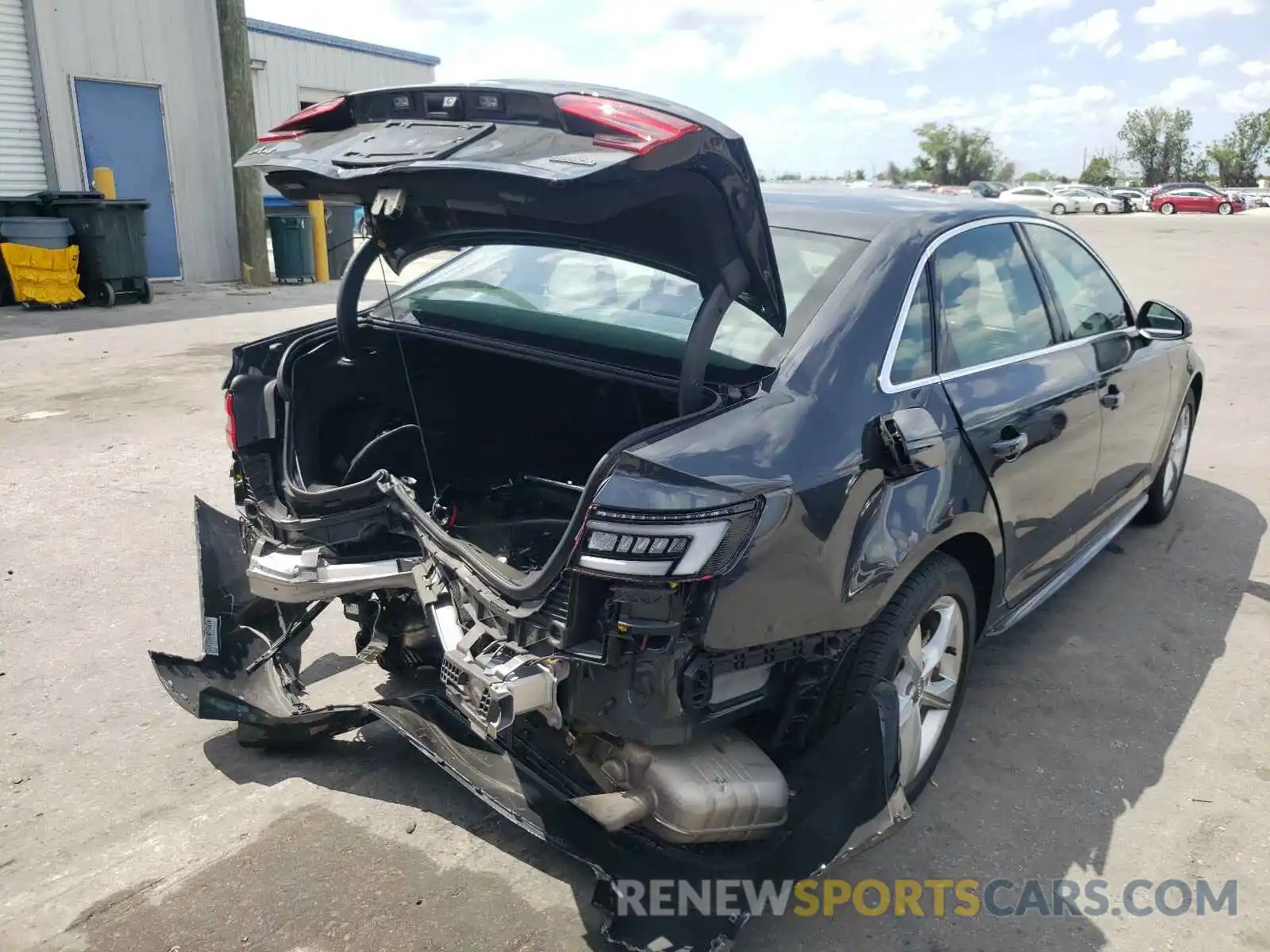 4 Photograph of a damaged car WAUDNAF43KN020197 AUDI A4 2019