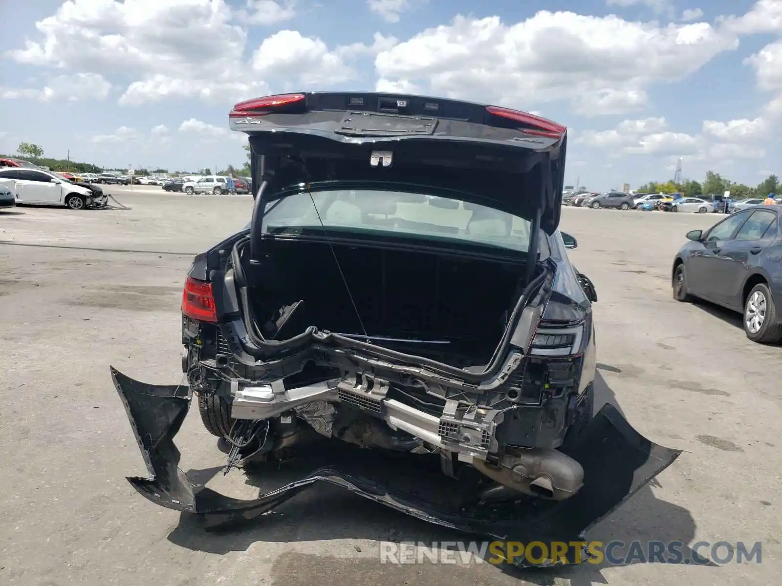 9 Photograph of a damaged car WAUDNAF43KN020197 AUDI A4 2019