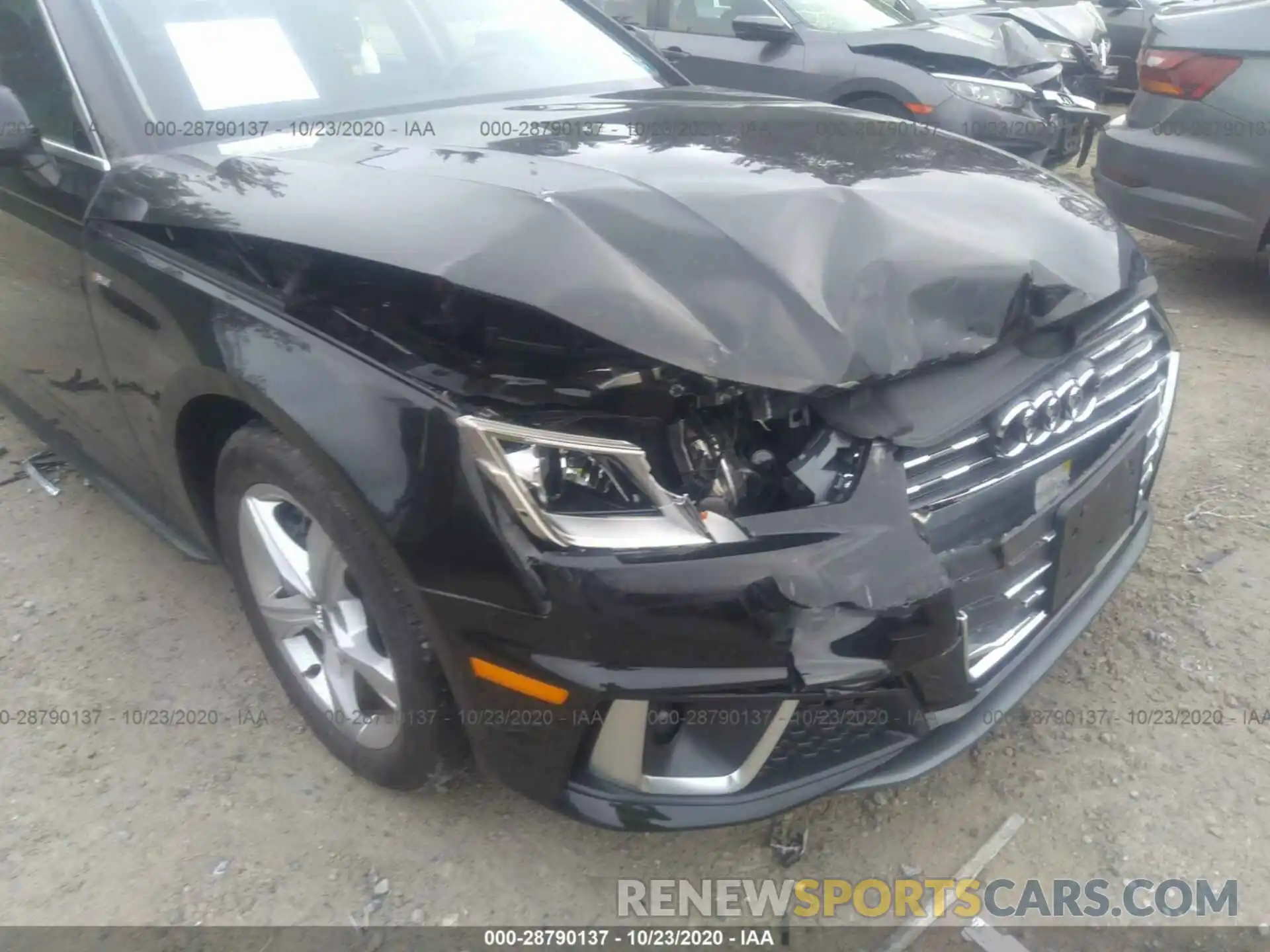 6 Photograph of a damaged car WAUDNAF44KA022709 AUDI A4 2019