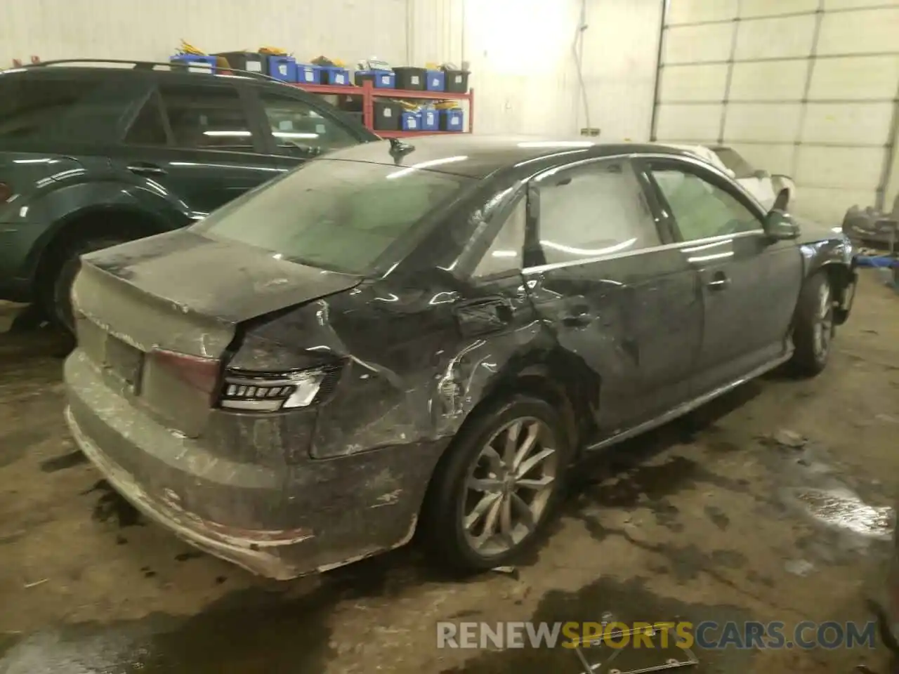 4 Фотография поврежденного автомобиля WAUDNAF44KN002047 AUDI A4 2019