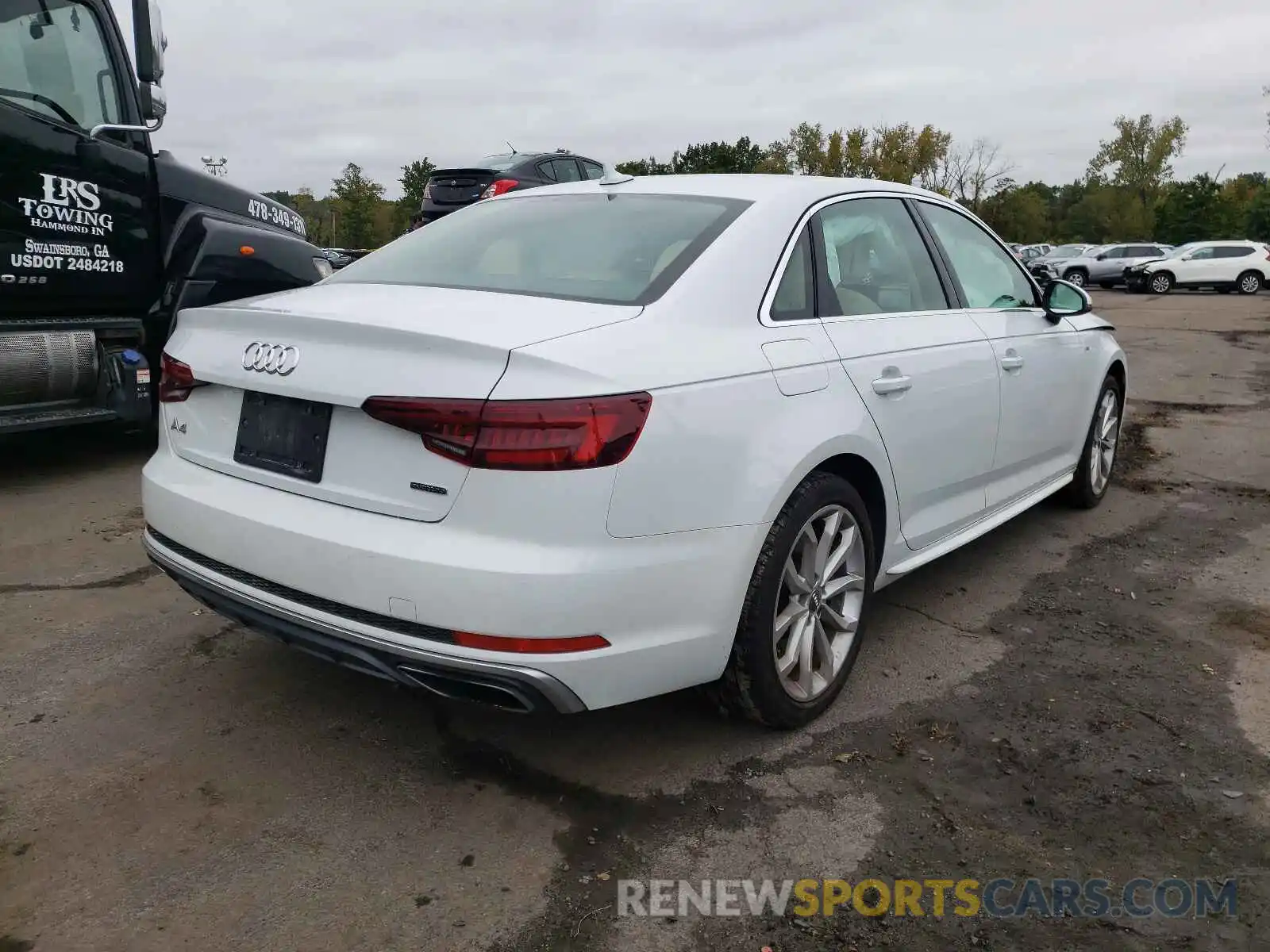 4 Photograph of a damaged car WAUDNAF44KN014778 AUDI A4 2019