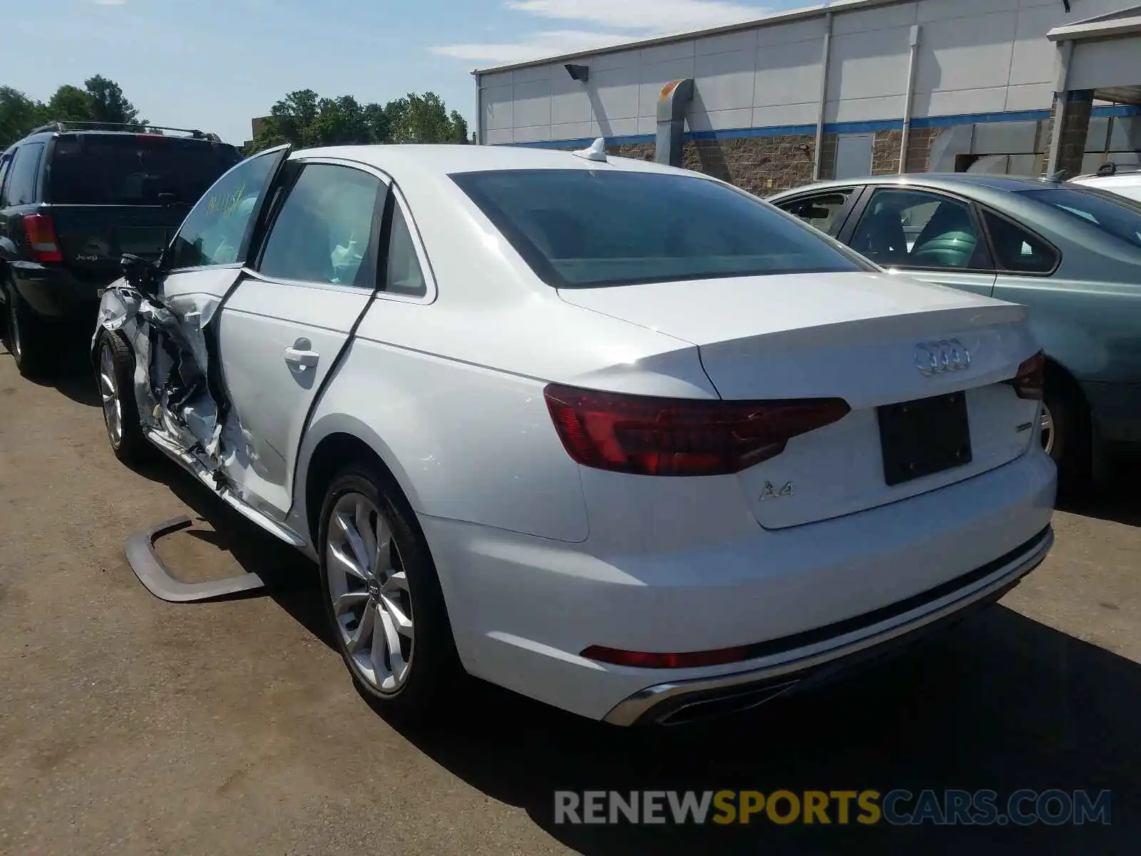 3 Photograph of a damaged car WAUDNAF45KA007149 AUDI A4 2019