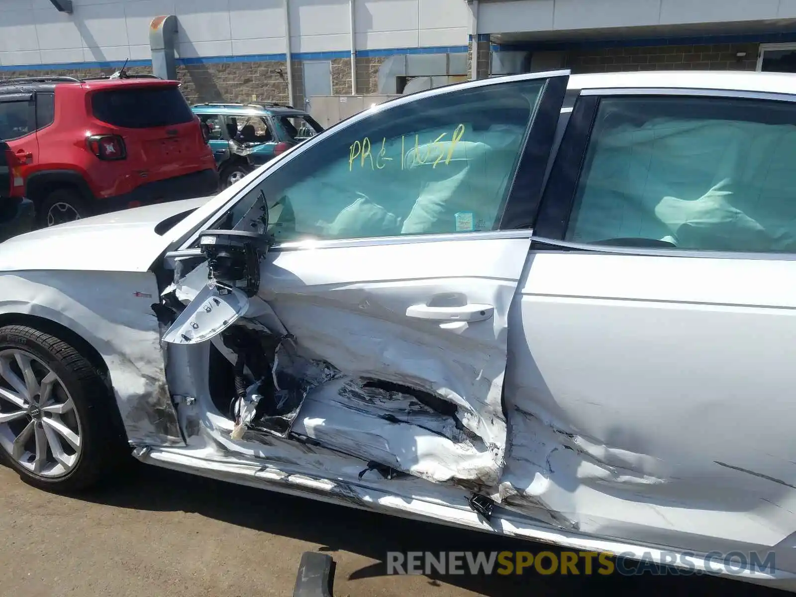 9 Photograph of a damaged car WAUDNAF45KA007149 AUDI A4 2019