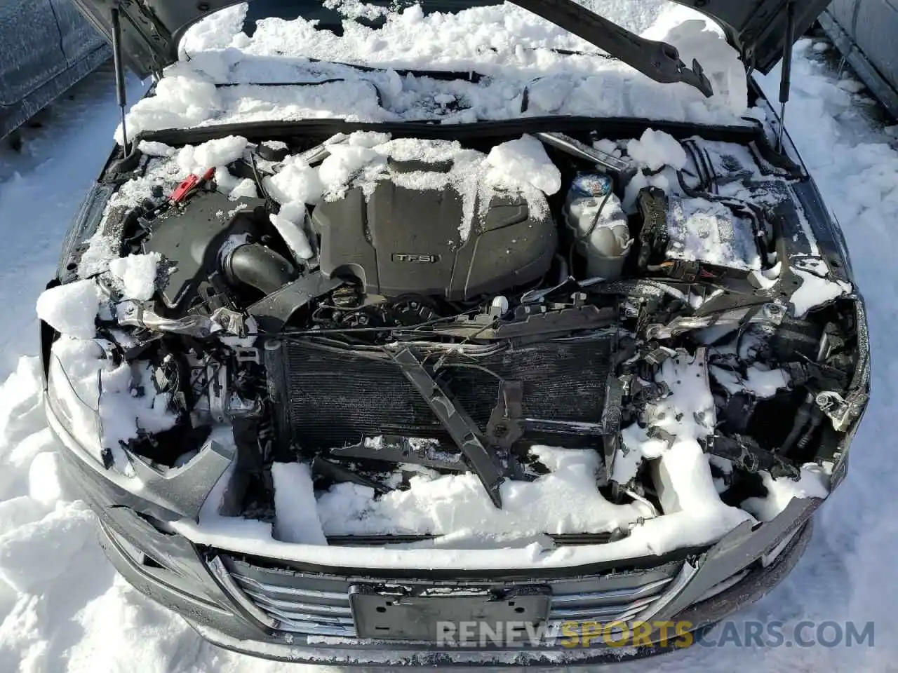 11 Photograph of a damaged car WAUDNAF45KA031645 AUDI A4 2019