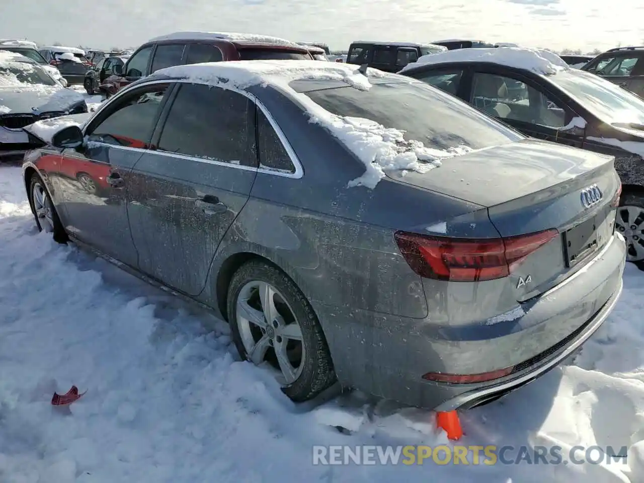 2 Photograph of a damaged car WAUDNAF45KA031645 AUDI A4 2019