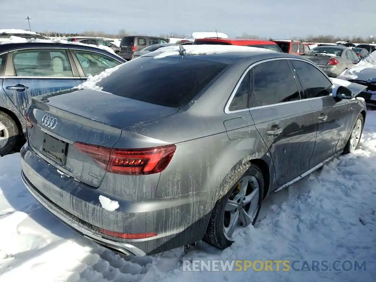 3 Photograph of a damaged car WAUDNAF45KA031645 AUDI A4 2019