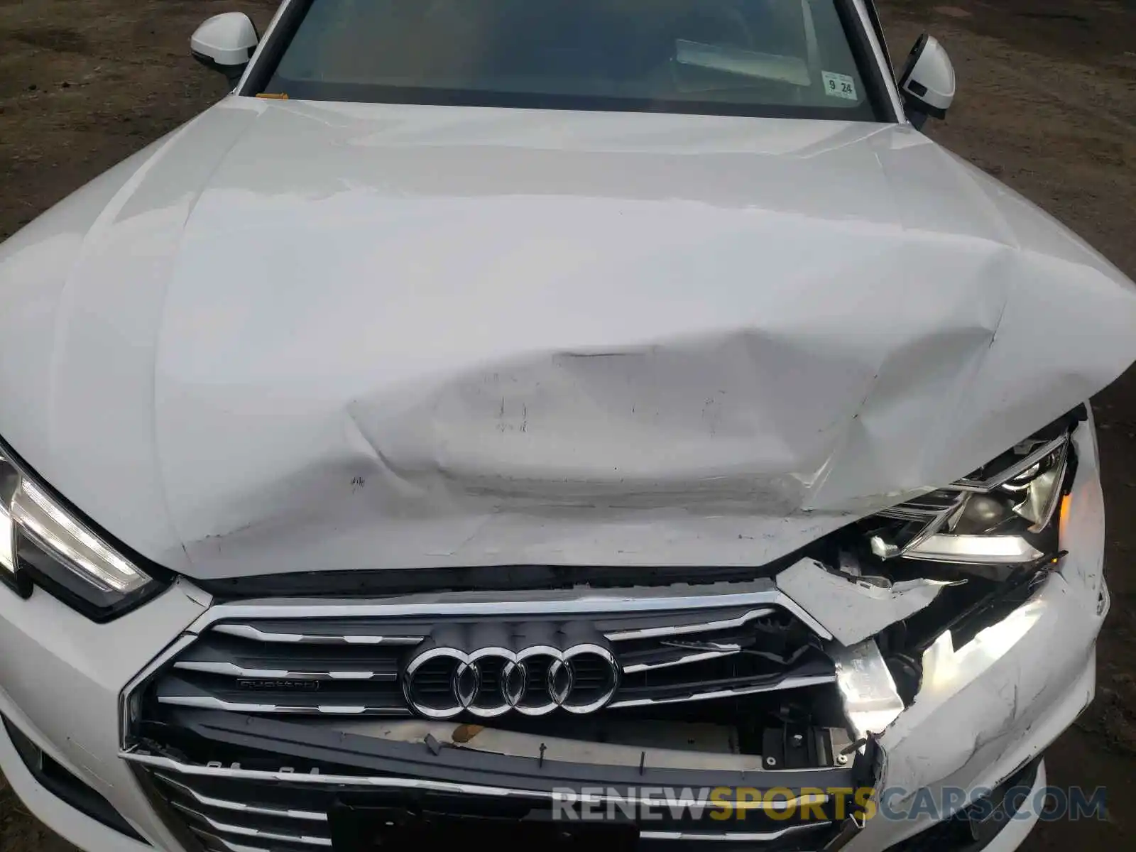 7 Photograph of a damaged car WAUDNAF45KA098892 AUDI A4 2019