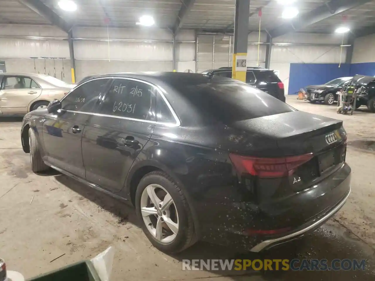 3 Photograph of a damaged car WAUDNAF45KA101399 AUDI A4 2019