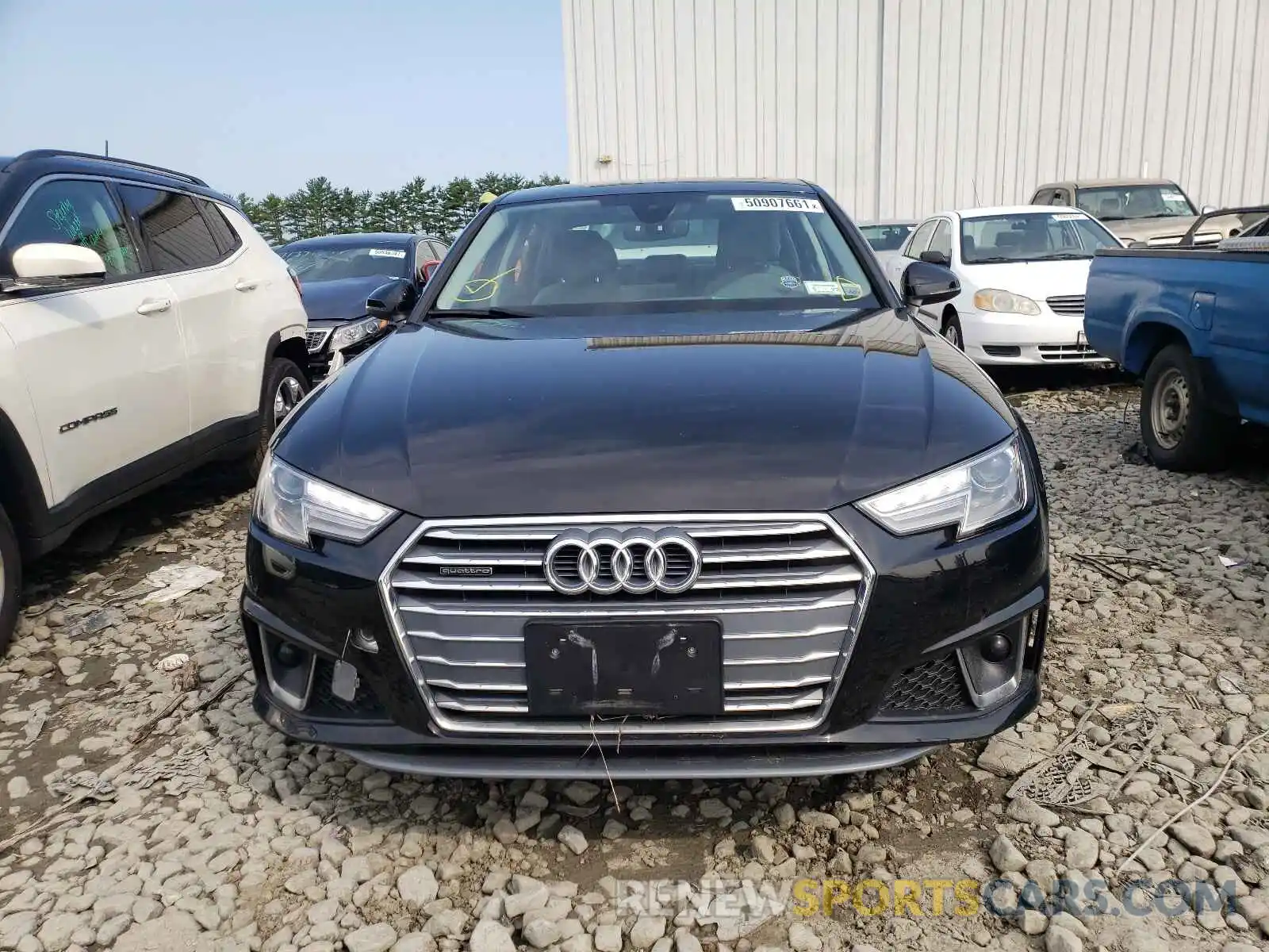 9 Photograph of a damaged car WAUDNAF45KN002526 AUDI A4 2019