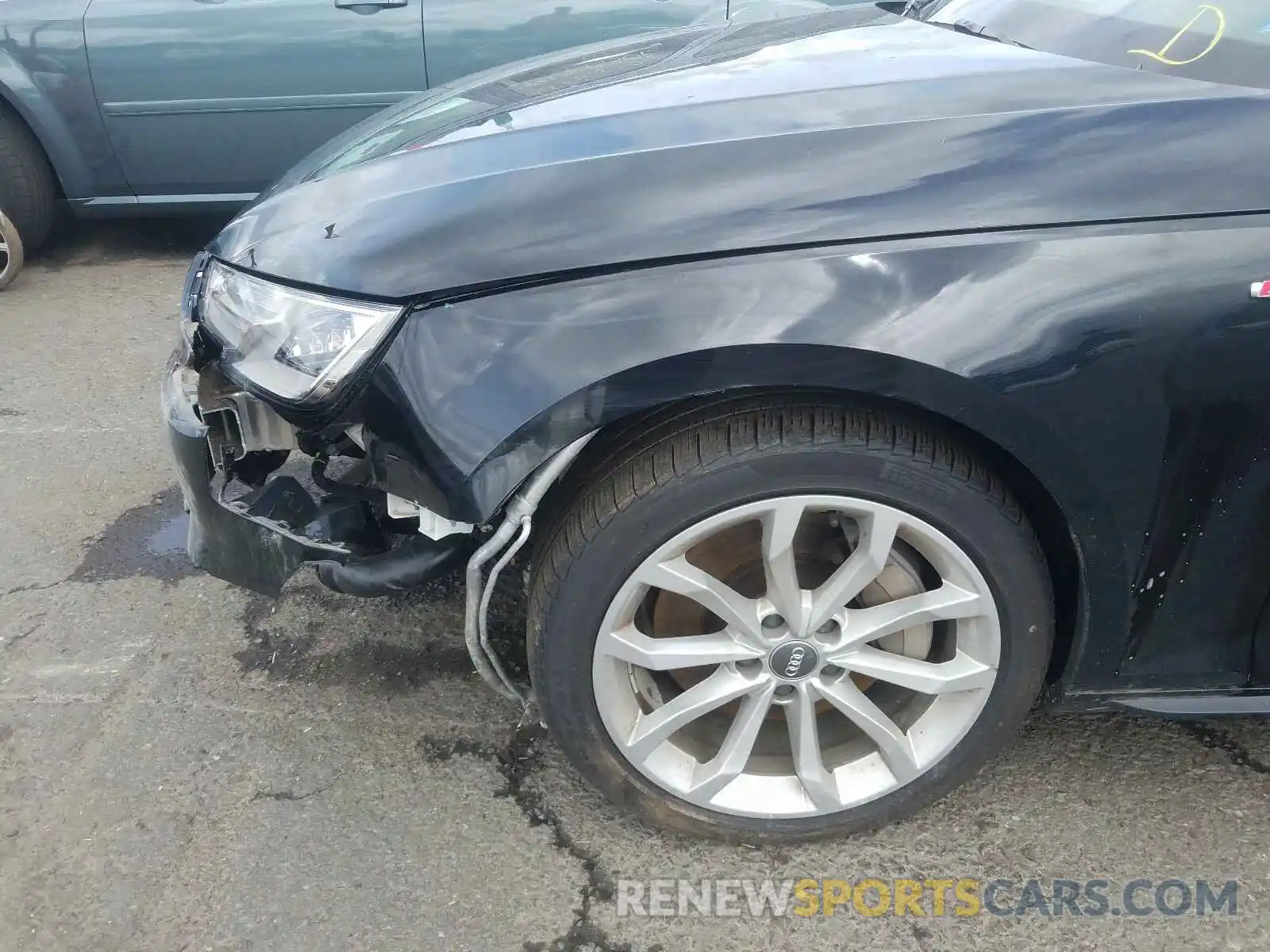 9 Photograph of a damaged car WAUDNAF45KN002543 AUDI A4 2019