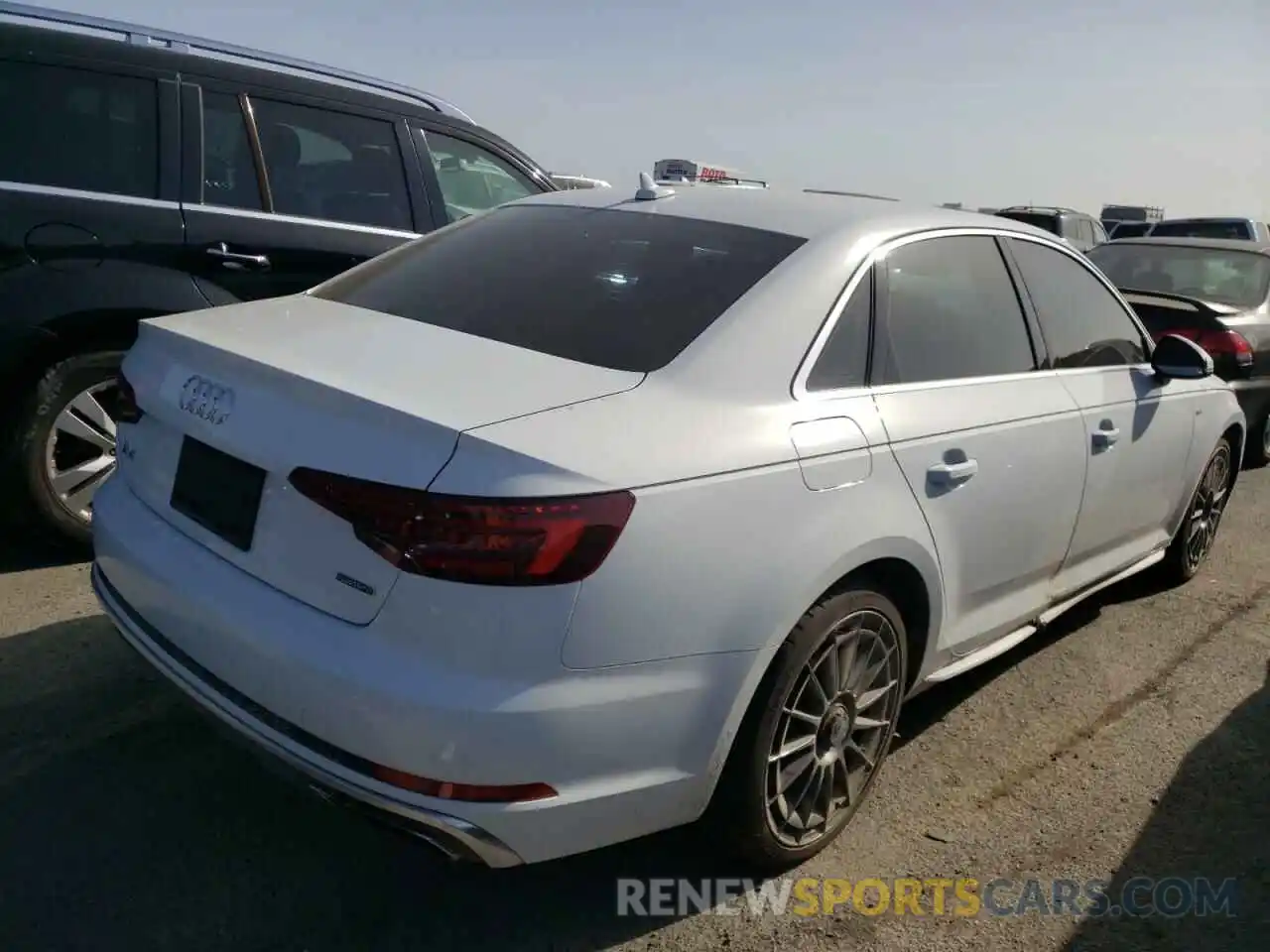 4 Photograph of a damaged car WAUDNAF45KN020279 AUDI A4 2019