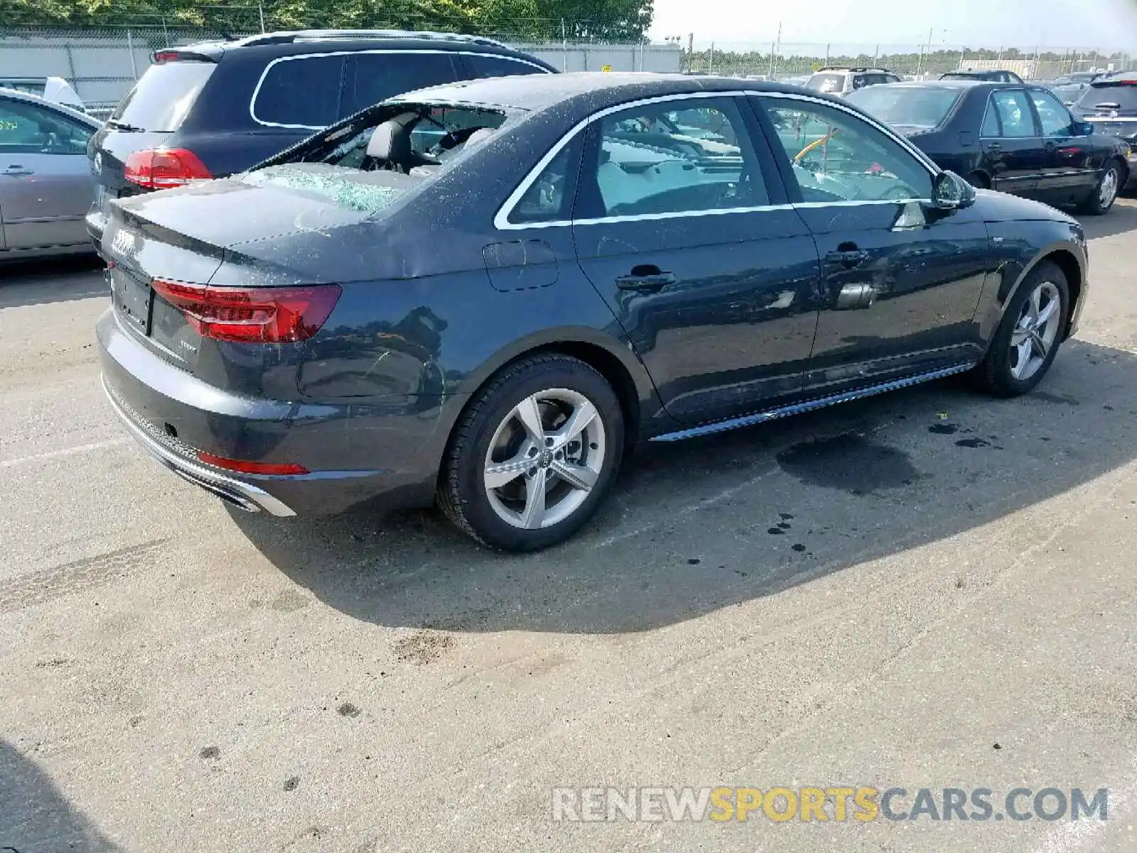 4 Photograph of a damaged car WAUDNAF46KA099288 AUDI A4 2019