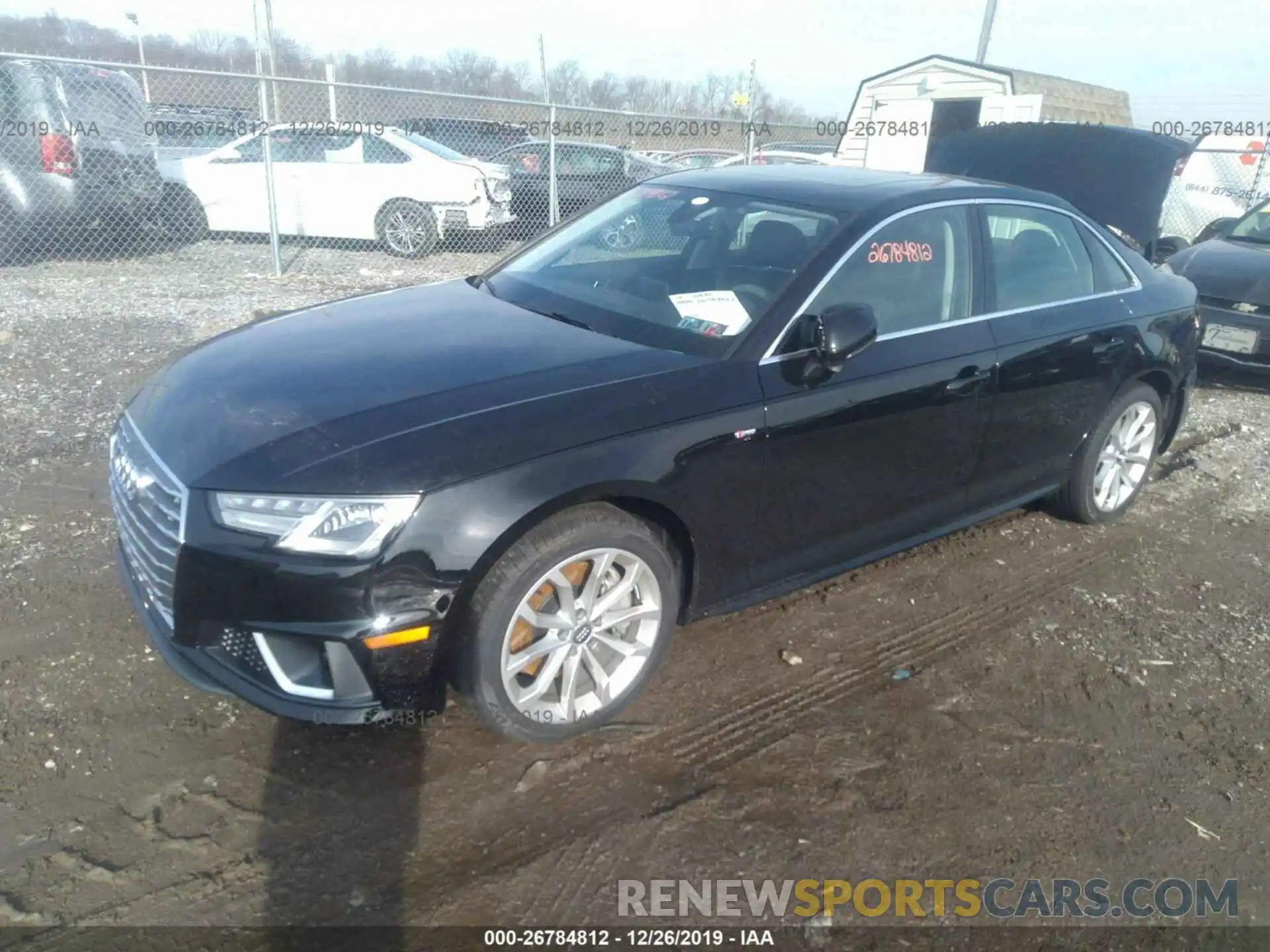 2 Фотография поврежденного автомобиля WAUDNAF46KA114808 AUDI A4 2019