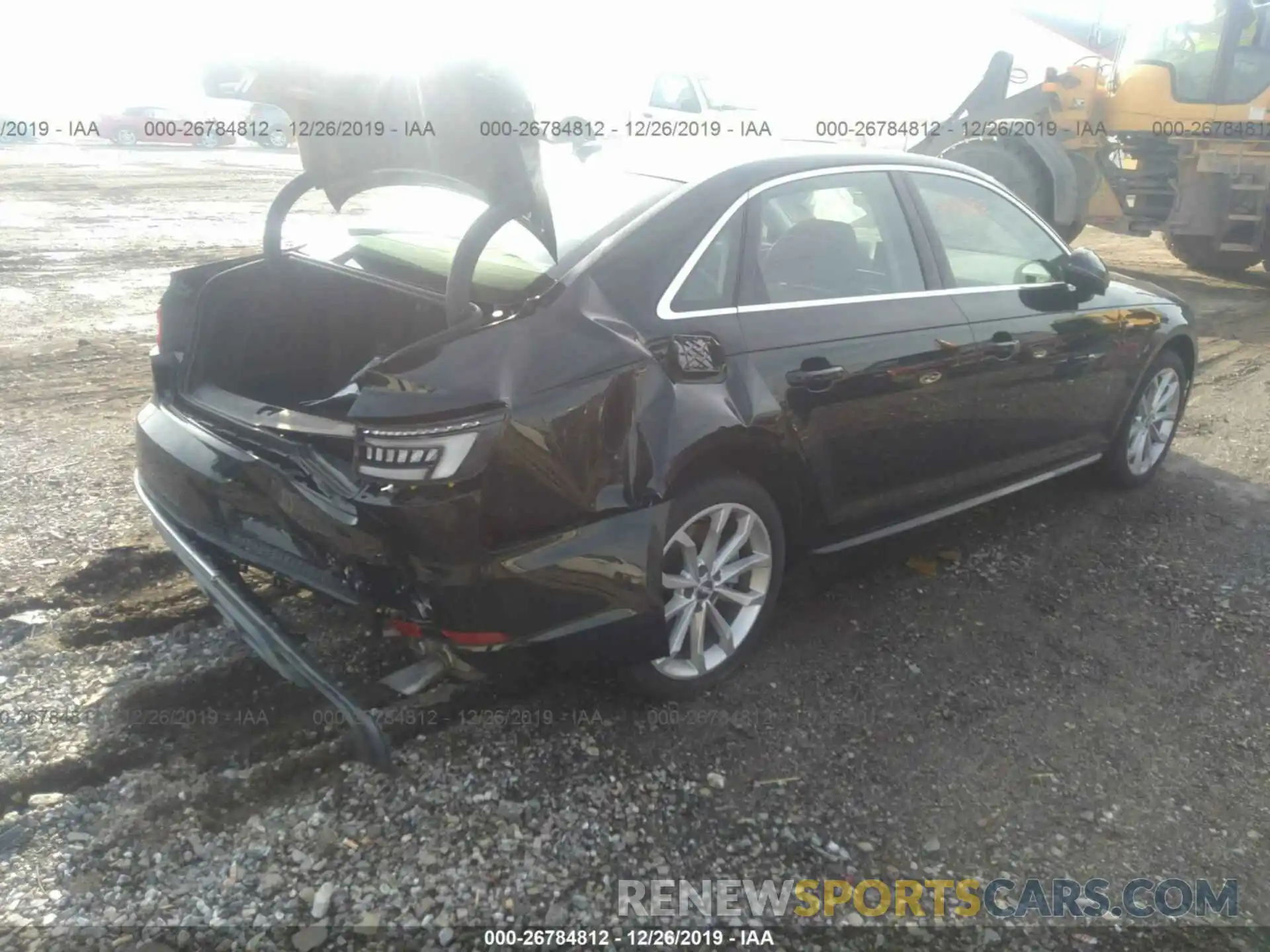 4 Фотография поврежденного автомобиля WAUDNAF46KA114808 AUDI A4 2019