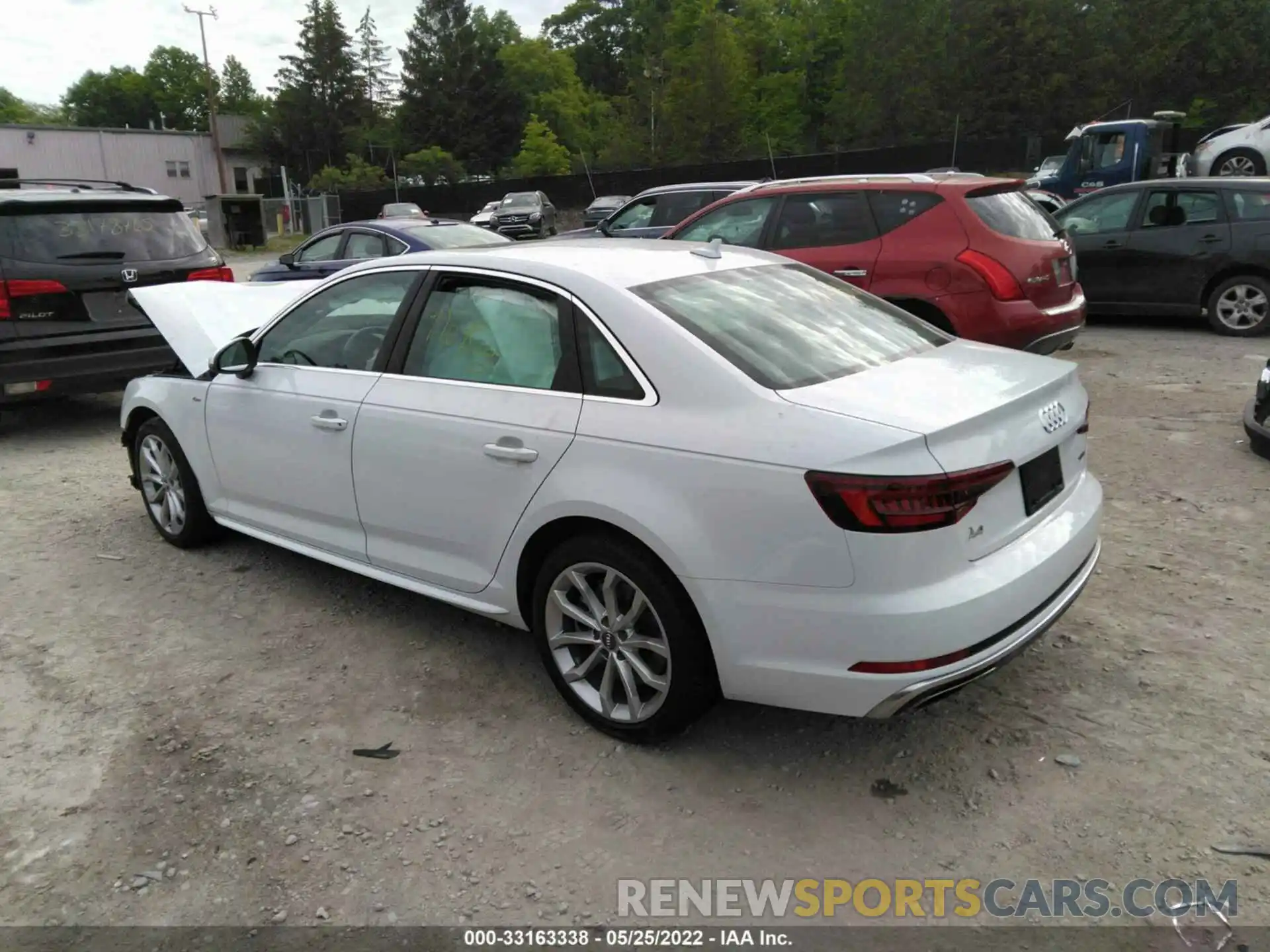 3 Photograph of a damaged car WAUDNAF47KA014099 AUDI A4 2019