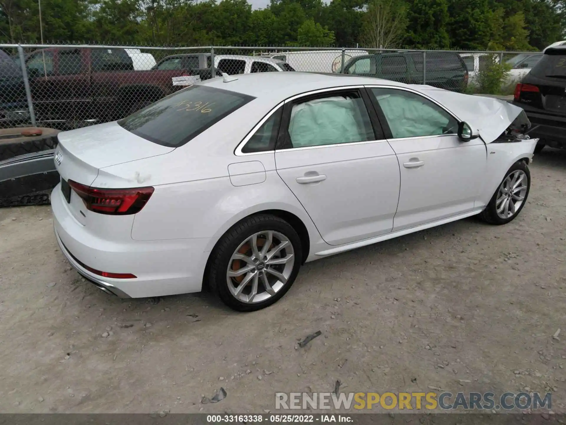 4 Фотография поврежденного автомобиля WAUDNAF47KA014099 AUDI A4 2019