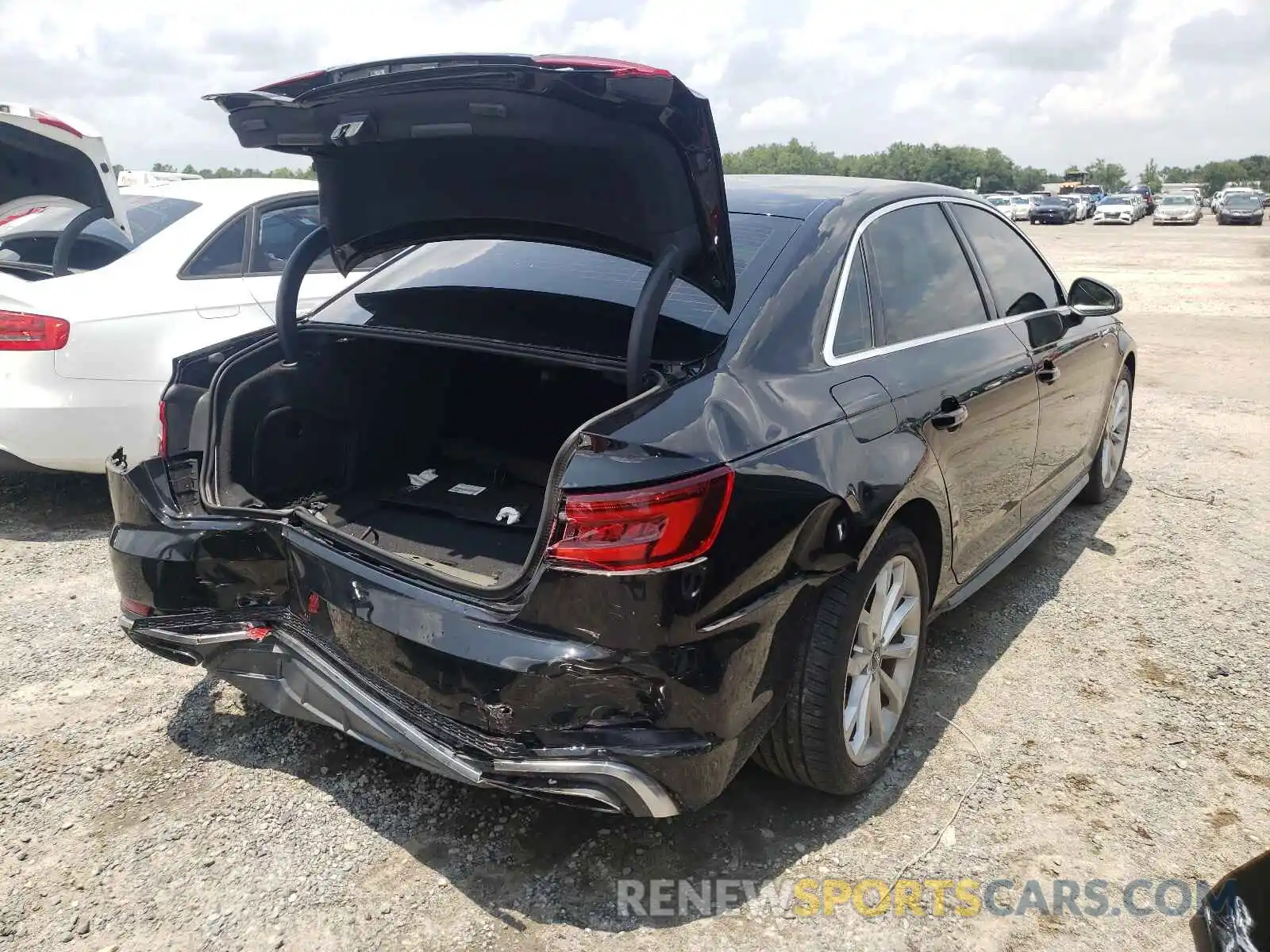 4 Photograph of a damaged car WAUDNAF47KA017374 AUDI A4 2019