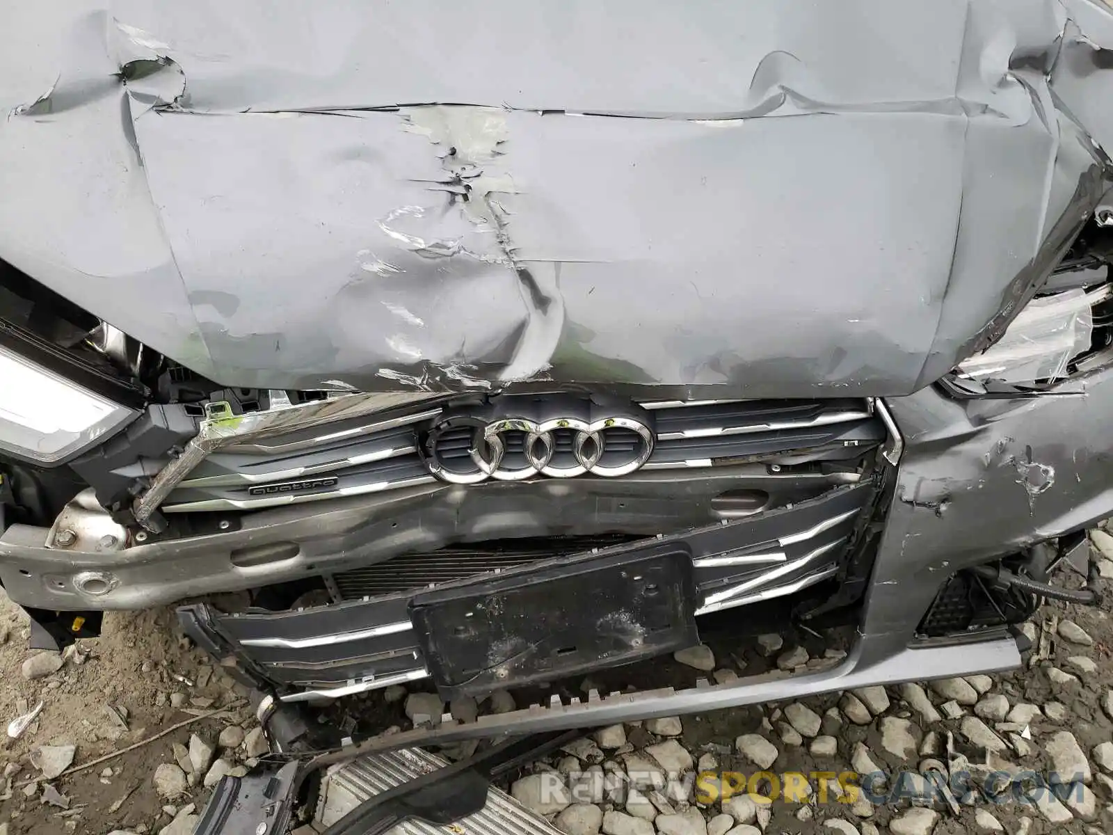 7 Photograph of a damaged car WAUDNAF47KA022249 AUDI A4 2019