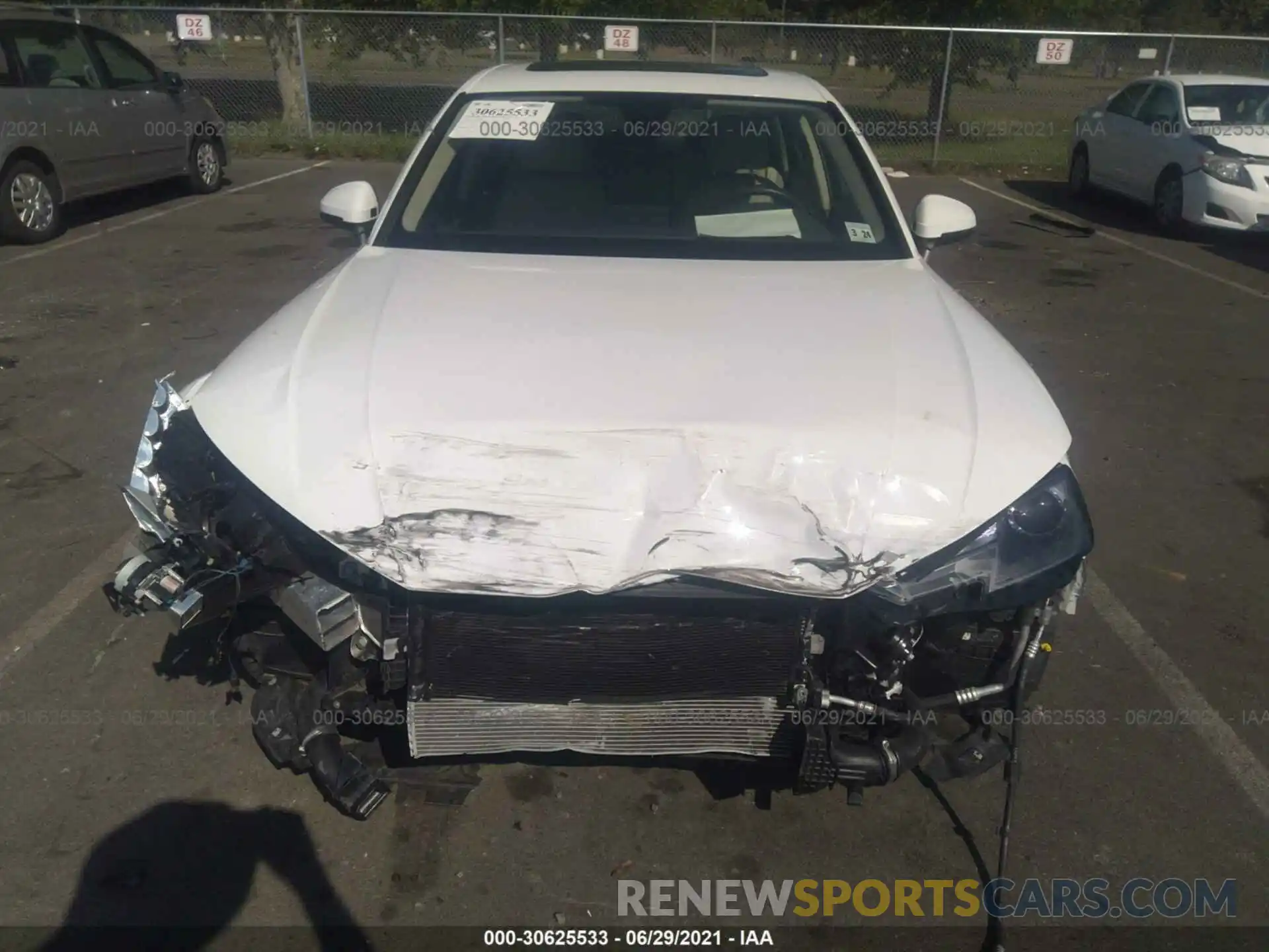 6 Photograph of a damaged car WAUDNAF48KA021627 AUDI A4 2019