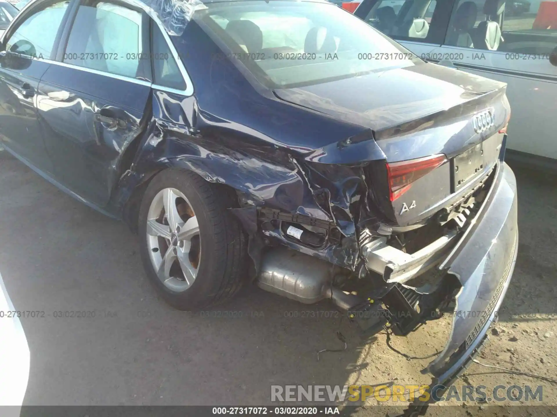 6 Photograph of a damaged car WAUDNAF48KA108363 AUDI A4 2019