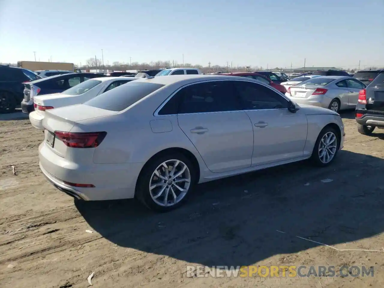 3 Photograph of a damaged car WAUDNAF48KN013794 AUDI A4 2019