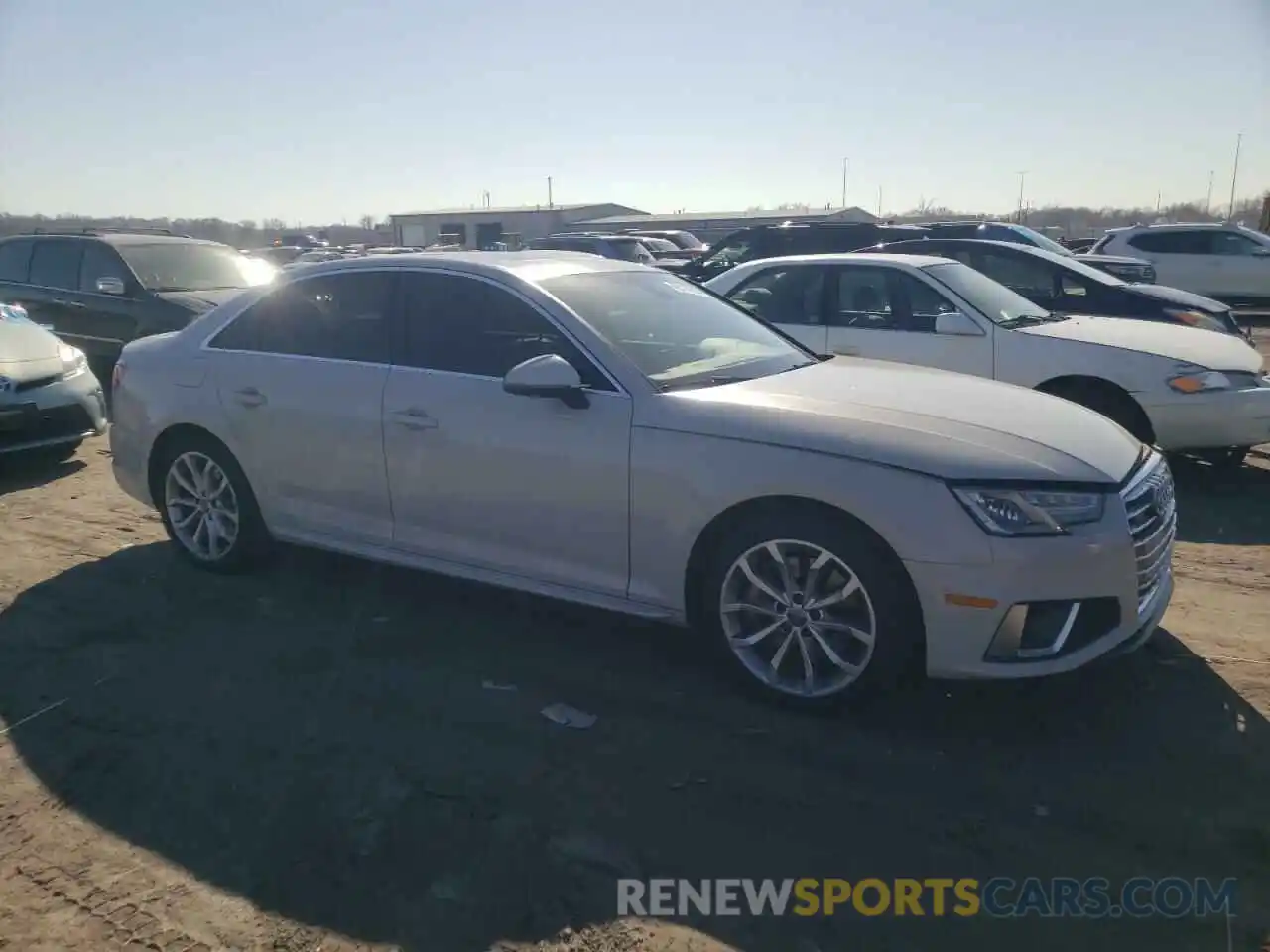 4 Photograph of a damaged car WAUDNAF48KN013794 AUDI A4 2019