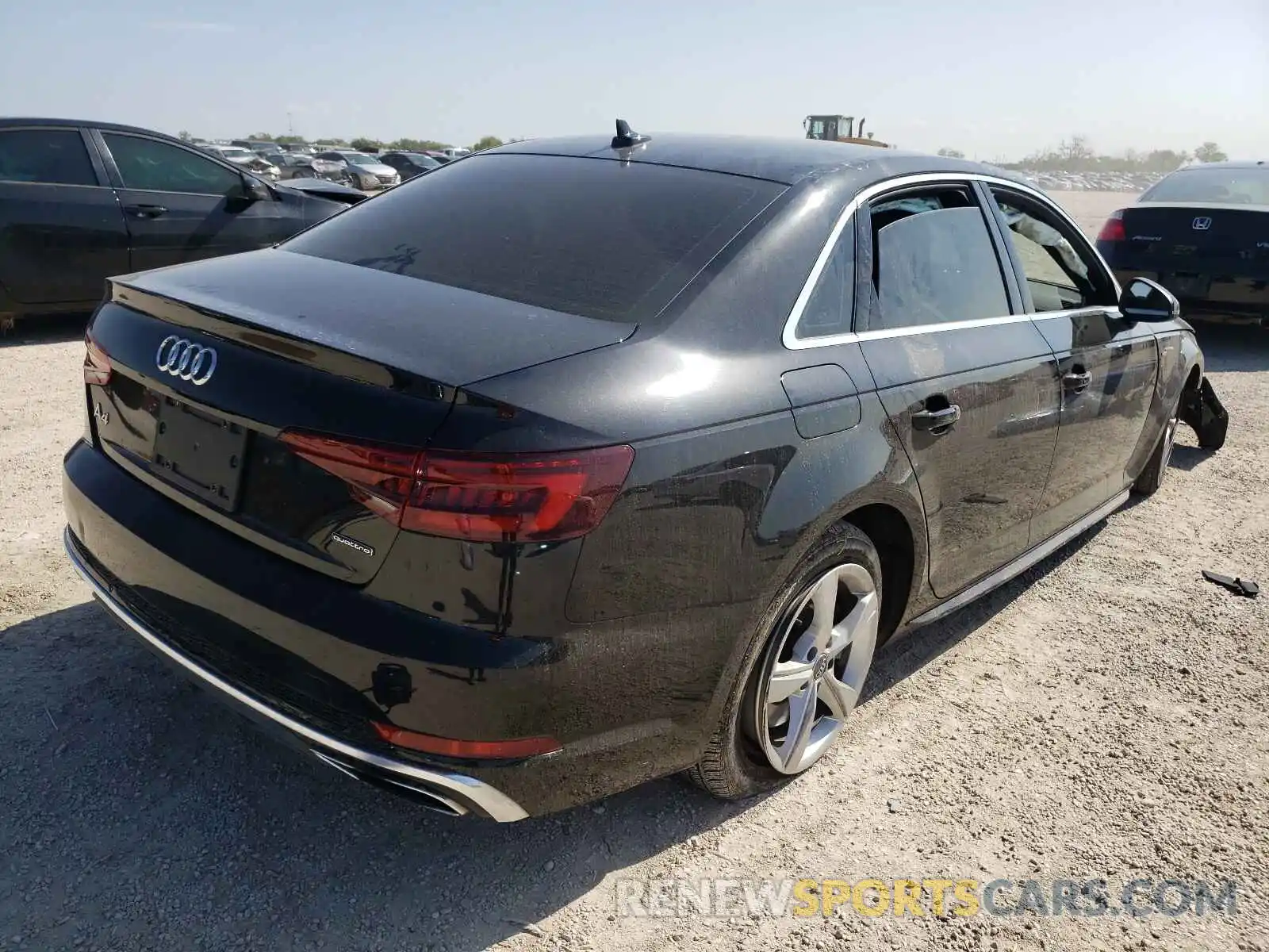 4 Фотография поврежденного автомобиля WAUDNAF49KA023175 AUDI A4 2019