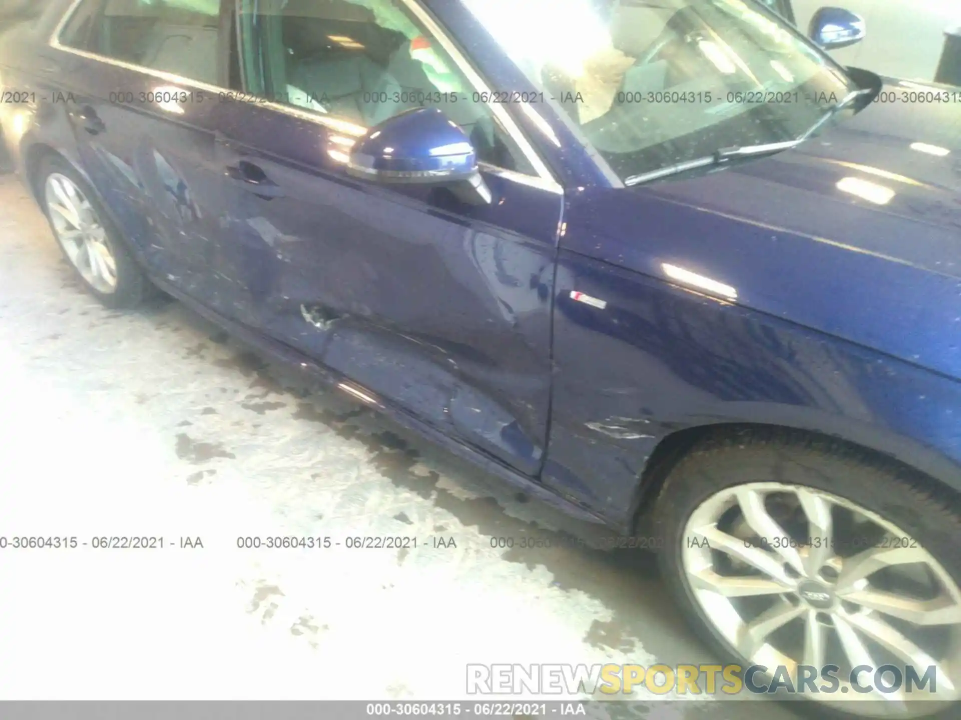 6 Photograph of a damaged car WAUDNAF49KN005851 AUDI A4 2019