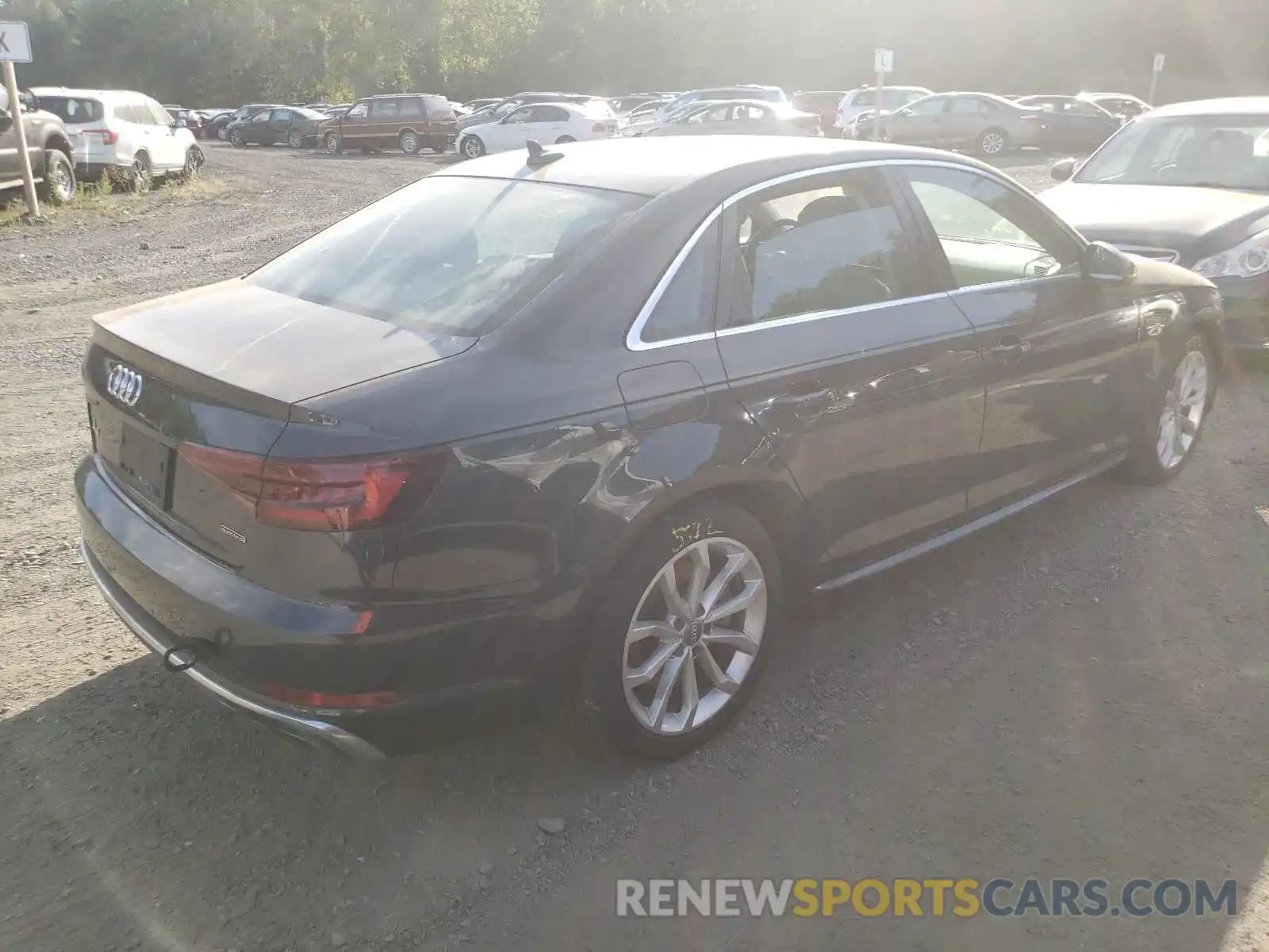 4 Photograph of a damaged car WAUDNAF49KN012881 AUDI A4 2019