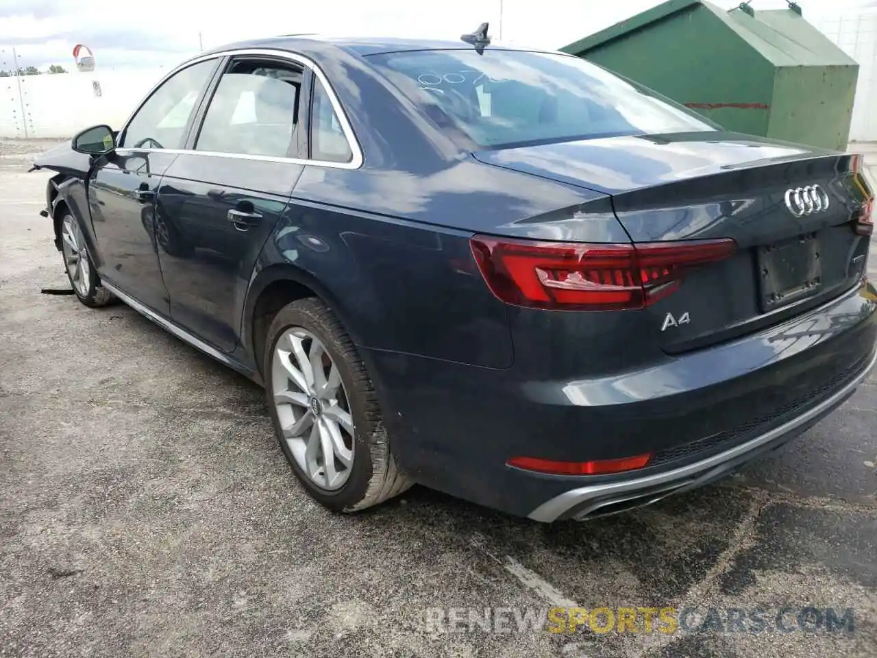 3 Photograph of a damaged car WAUDNAF4XKA007065 AUDI A4 2019