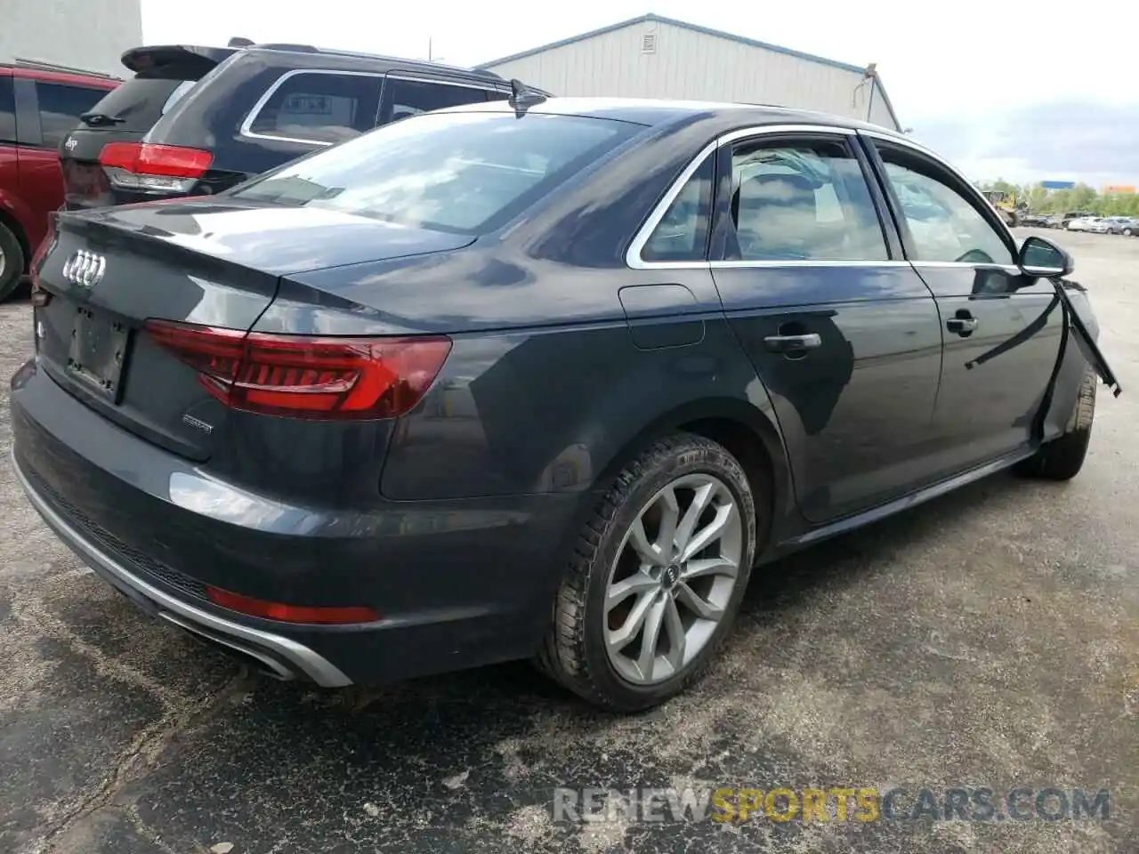 4 Фотография поврежденного автомобиля WAUDNAF4XKA007065 AUDI A4 2019