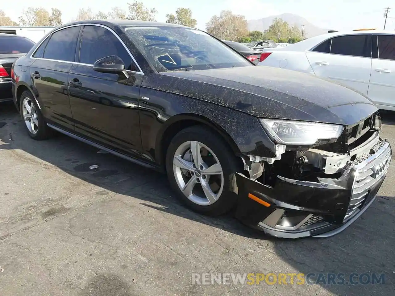 1 Photograph of a damaged car WAUDNAF4XKA011956 AUDI A4 2019