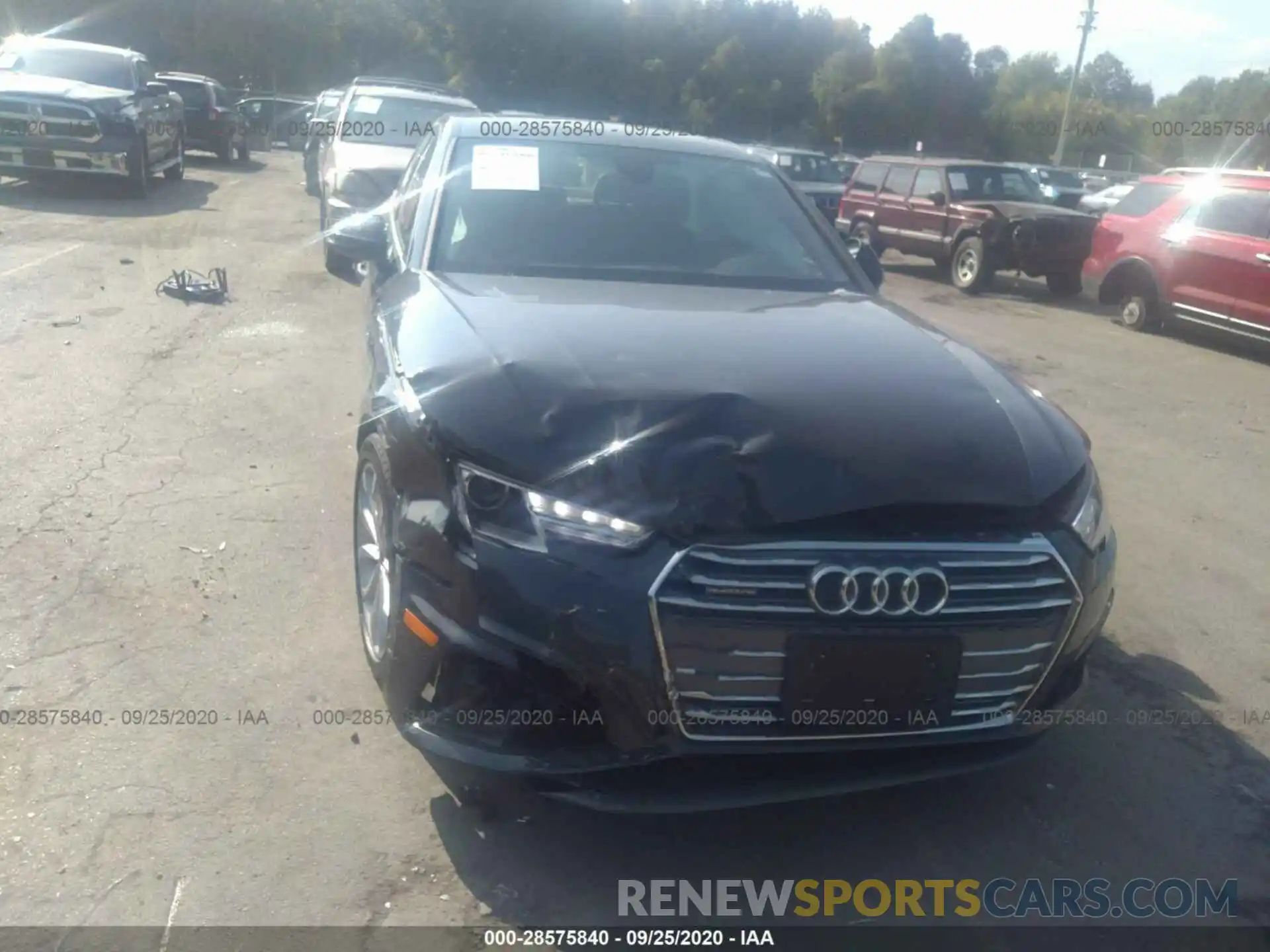 6 Photograph of a damaged car WAUDNAF4XKA024755 AUDI A4 2019