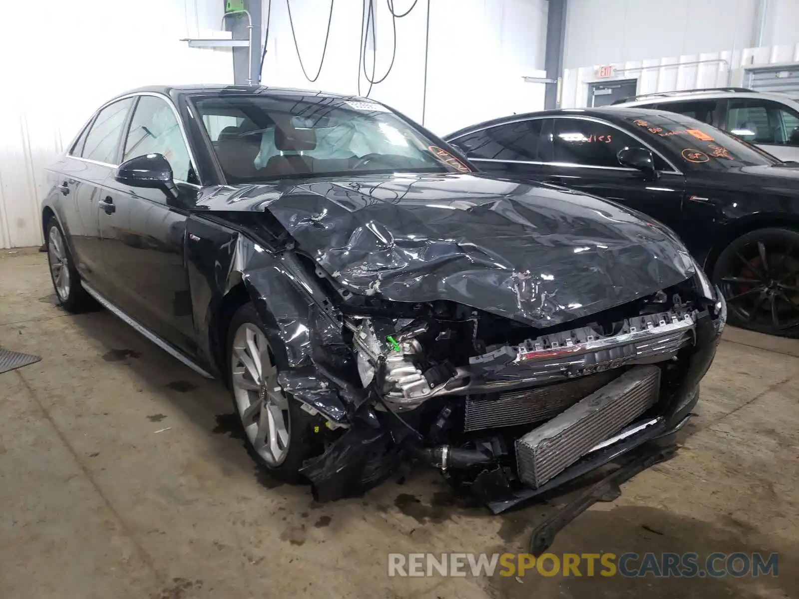 1 Photograph of a damaged car WAUDNAF4XKA116125 AUDI A4 2019