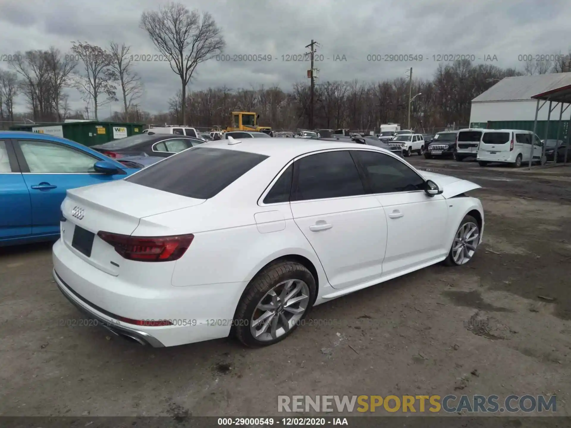 4 Photograph of a damaged car WAUDNAF4XKN005440 AUDI A4 2019