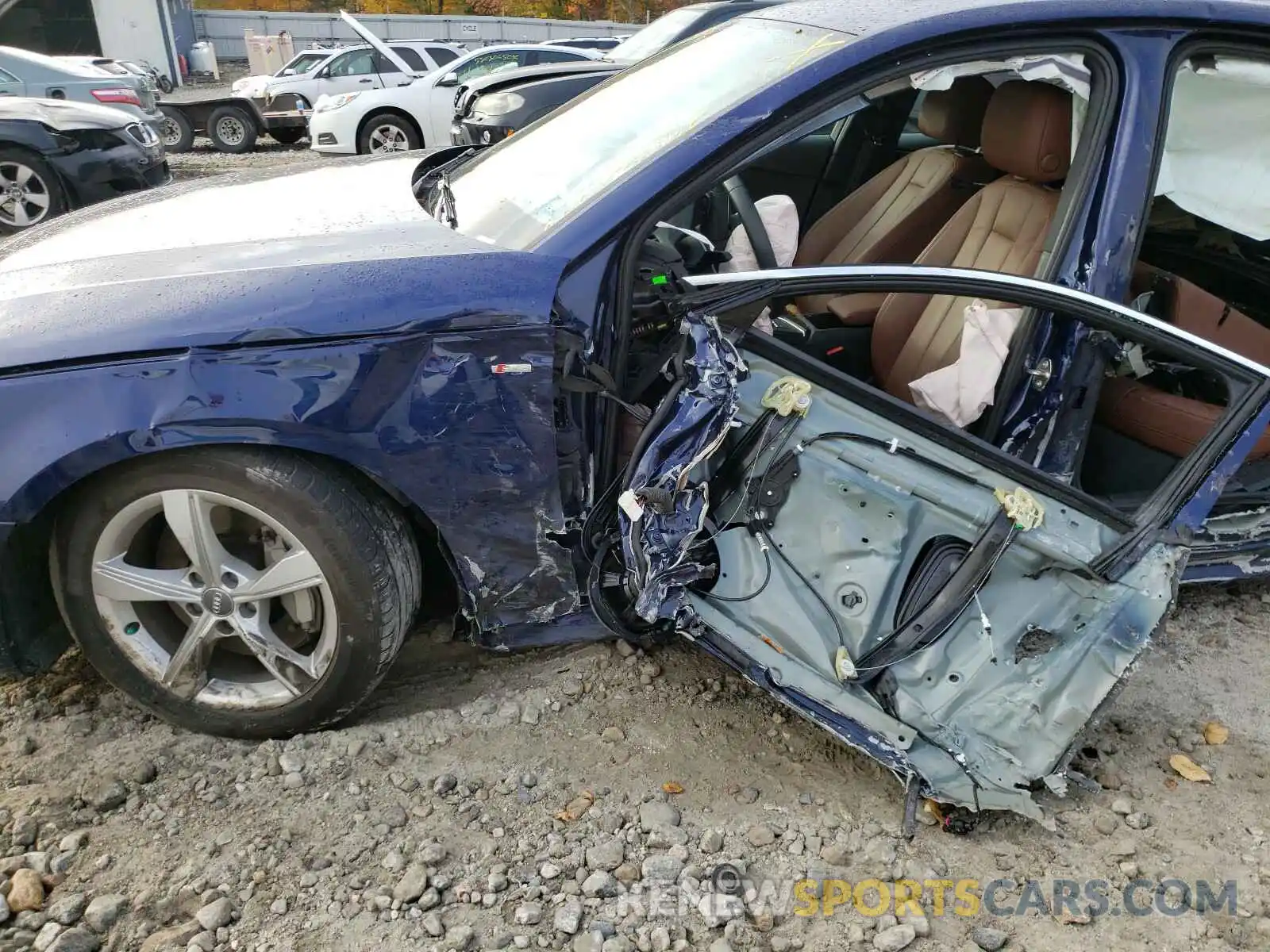 9 Photograph of a damaged car WAUDNAF4XKN005521 AUDI A4 2019