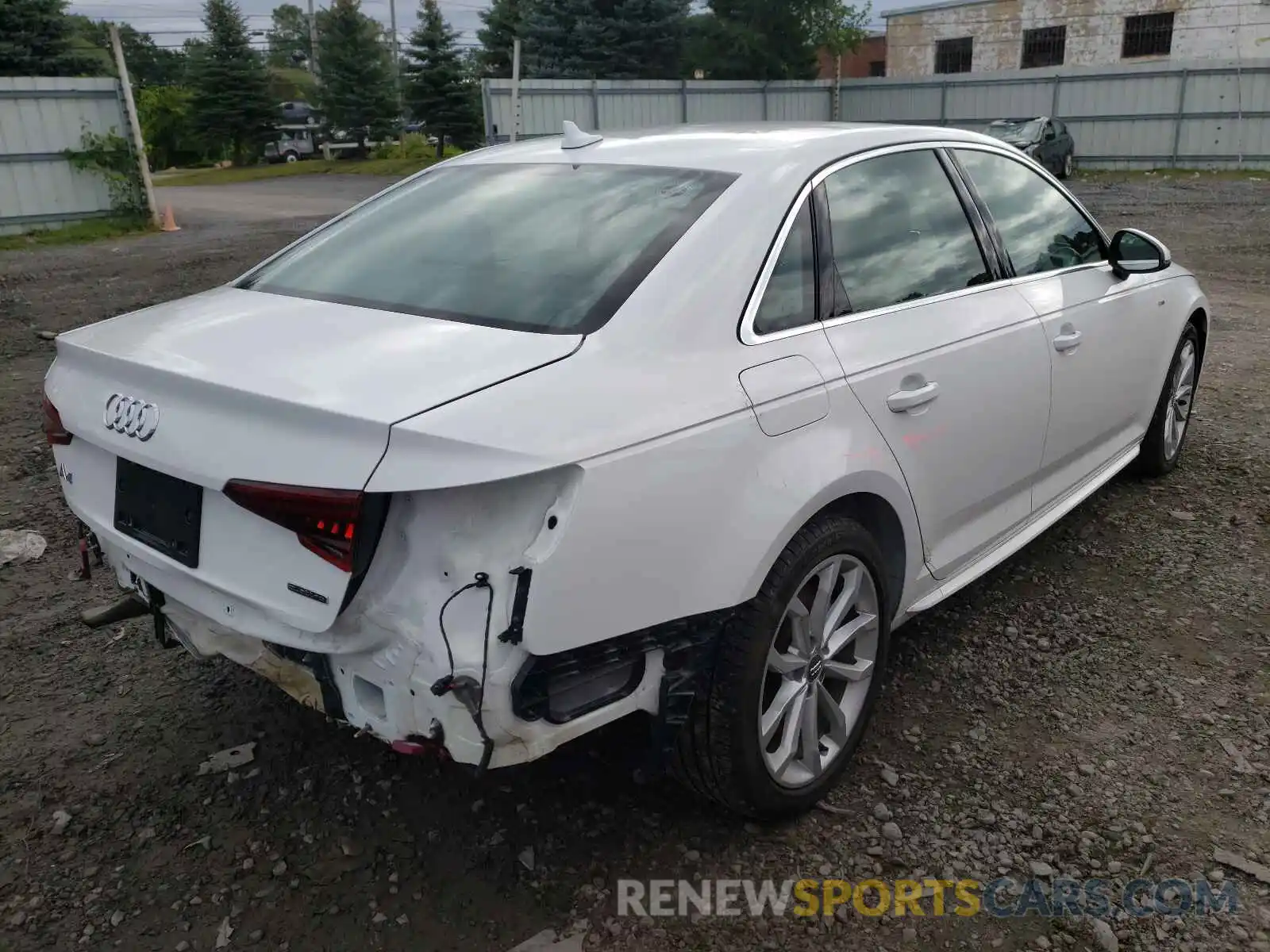 4 Photograph of a damaged car WAUENAF40KA006950 AUDI A4 2019