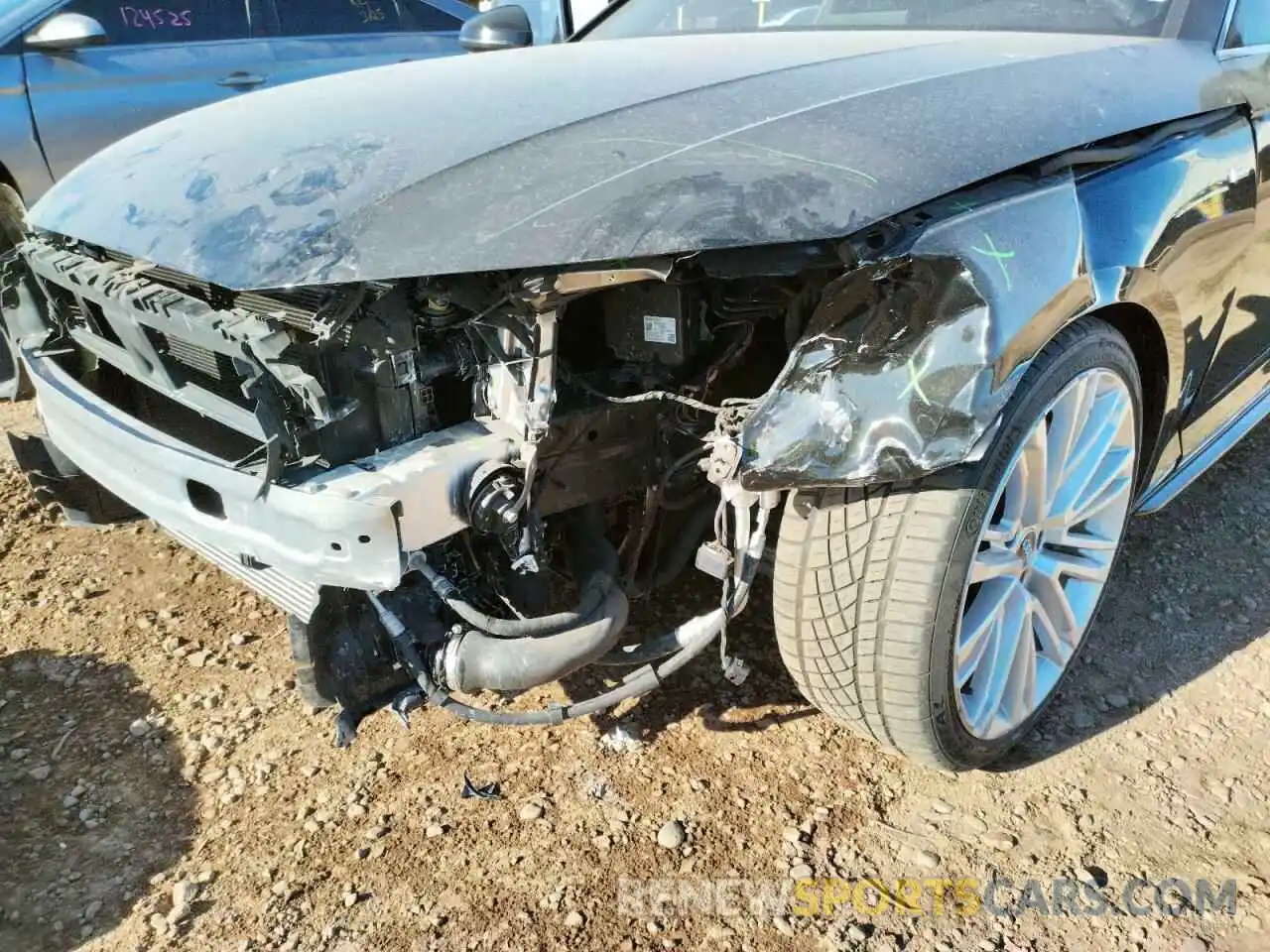 9 Photograph of a damaged car WAUENAF40KA009136 AUDI A4 2019