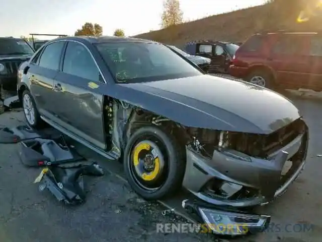 1 Photograph of a damaged car WAUENAF40KA019200 AUDI A4 2019