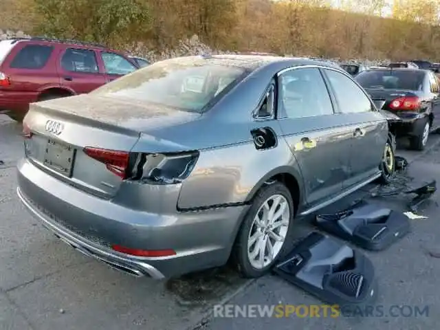 4 Photograph of a damaged car WAUENAF40KA019200 AUDI A4 2019