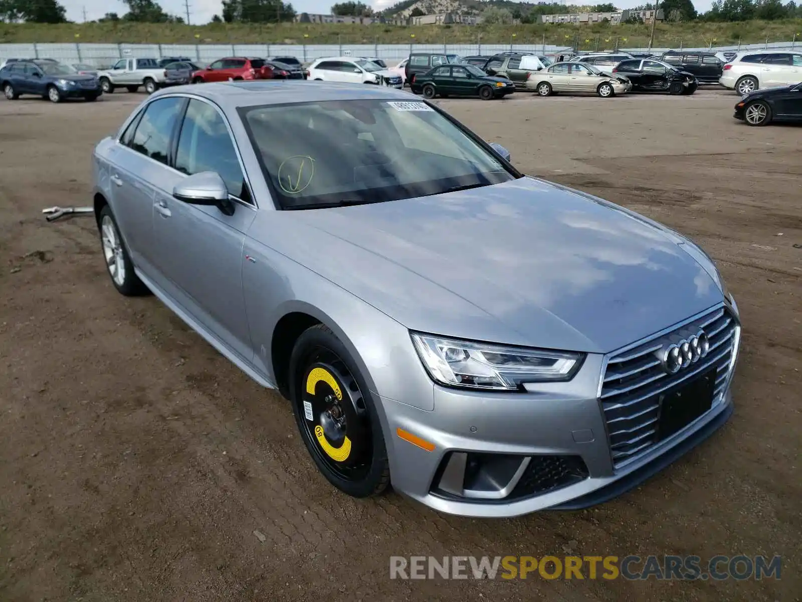 1 Photograph of a damaged car WAUENAF40KA026454 AUDI A4 2019