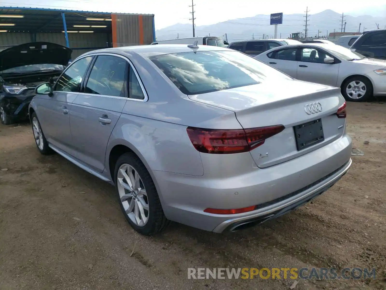 3 Photograph of a damaged car WAUENAF40KA026454 AUDI A4 2019