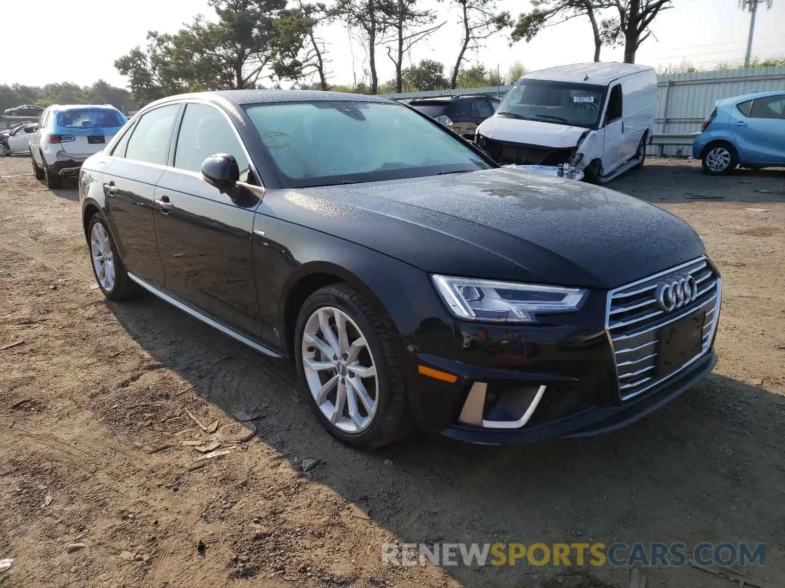 1 Photograph of a damaged car WAUENAF40KA028401 AUDI A4 2019