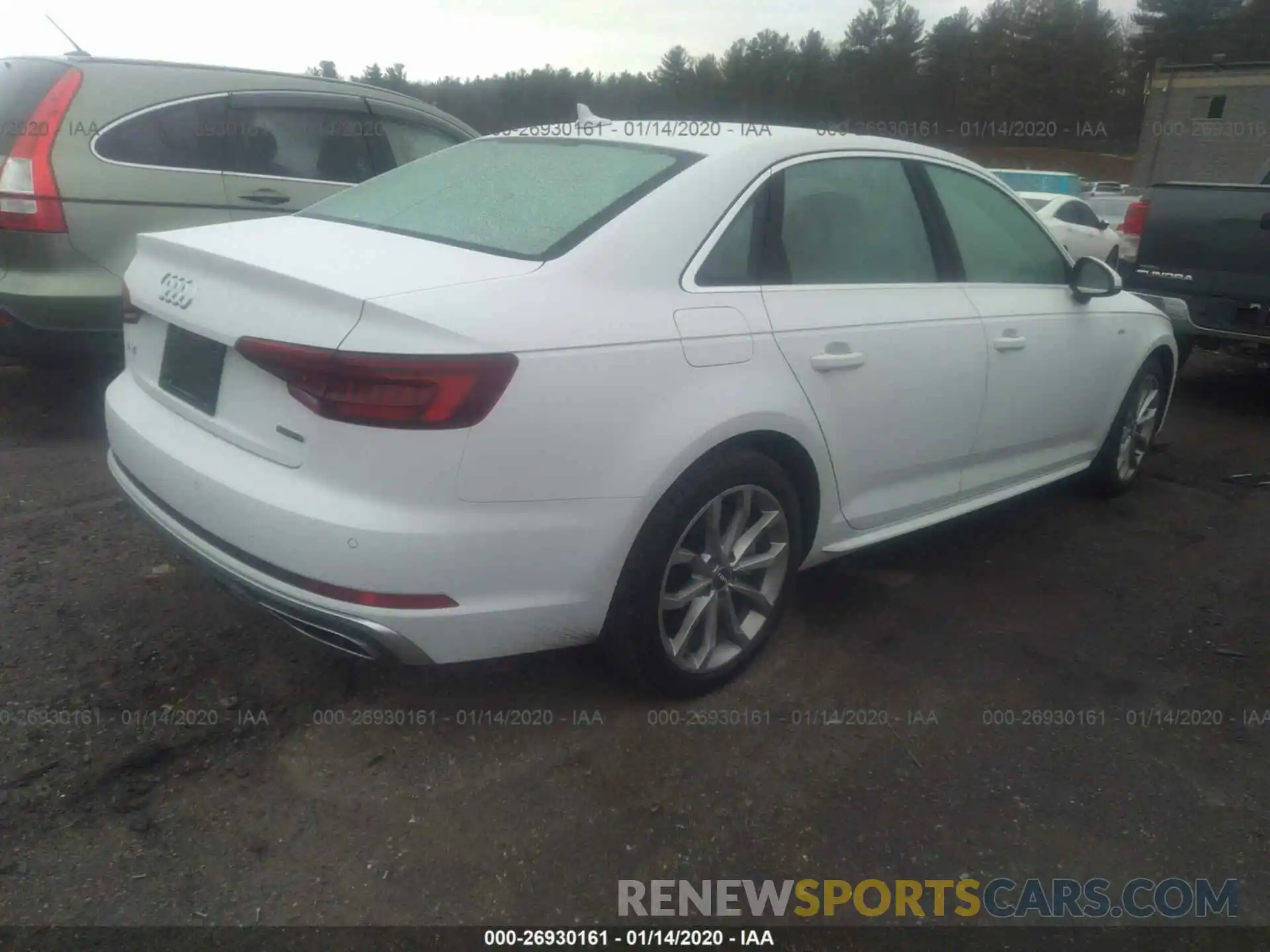 4 Фотография поврежденного автомобиля WAUENAF40KA056862 AUDI A4 2019